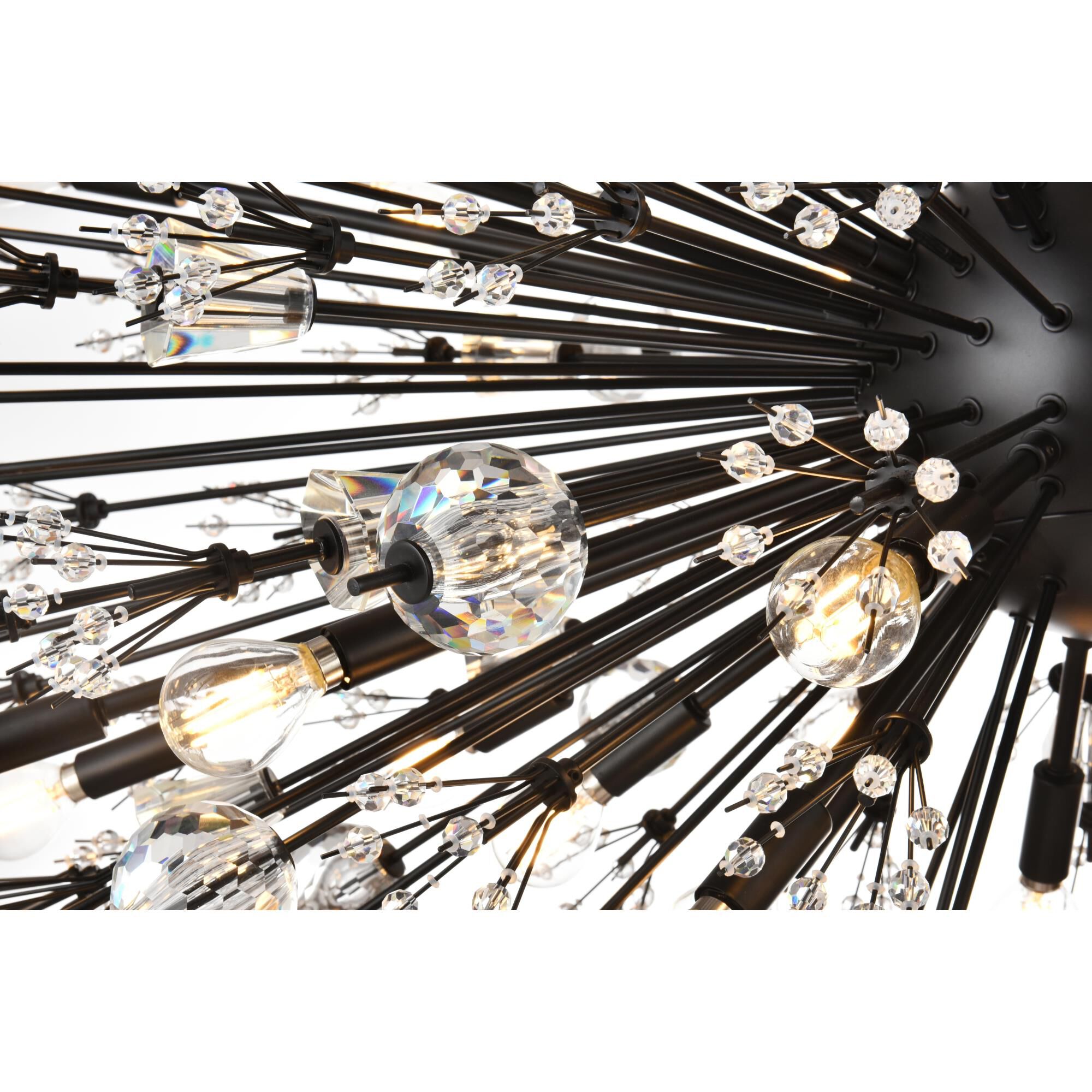 Shown in Black finish and Royal Cut crystal