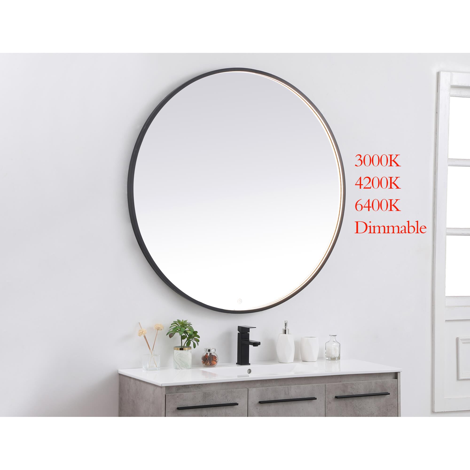 Pier LED Lighted Mirror by Elegant Decor