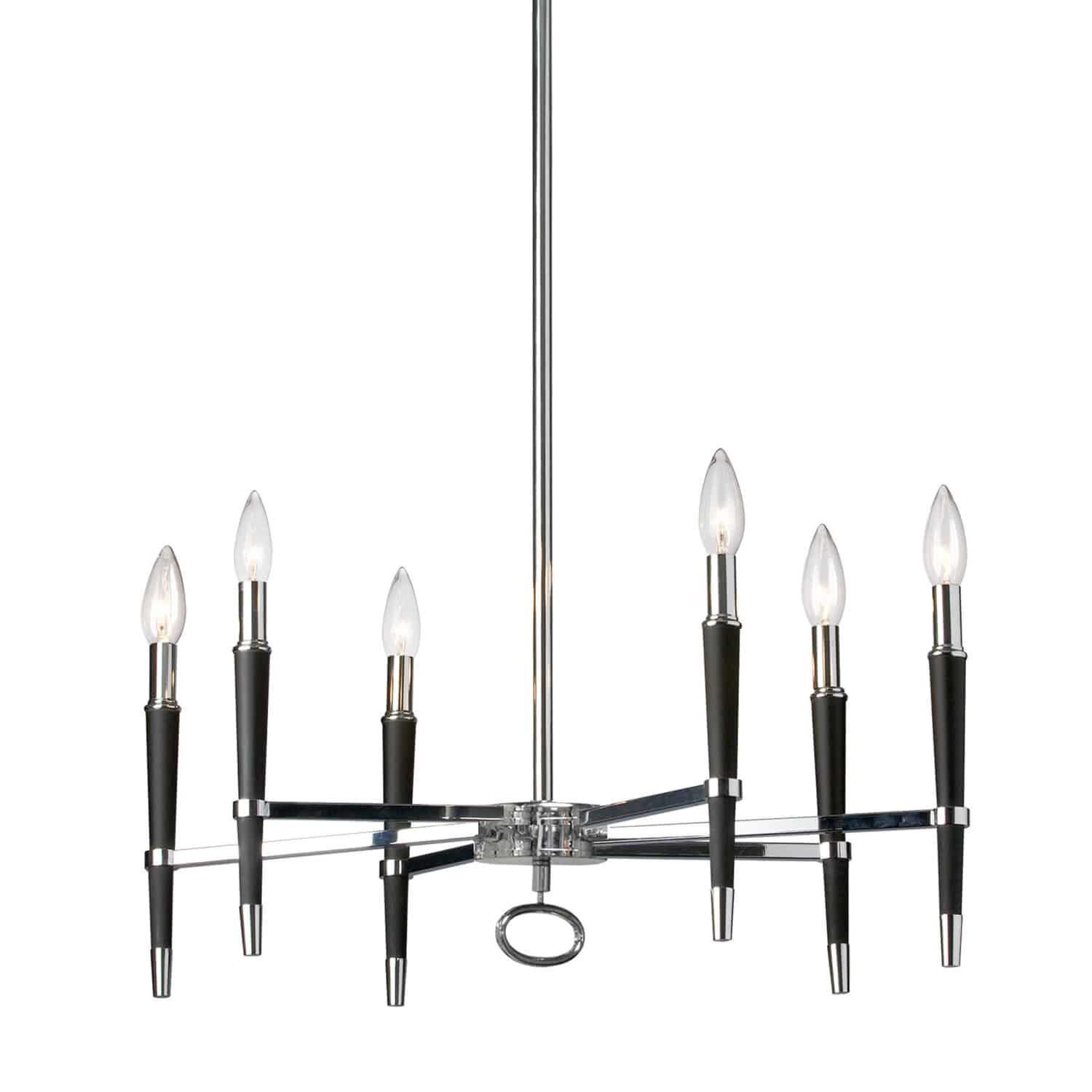 Langford 24 Inch 6 Light Chandelier by Dainolite