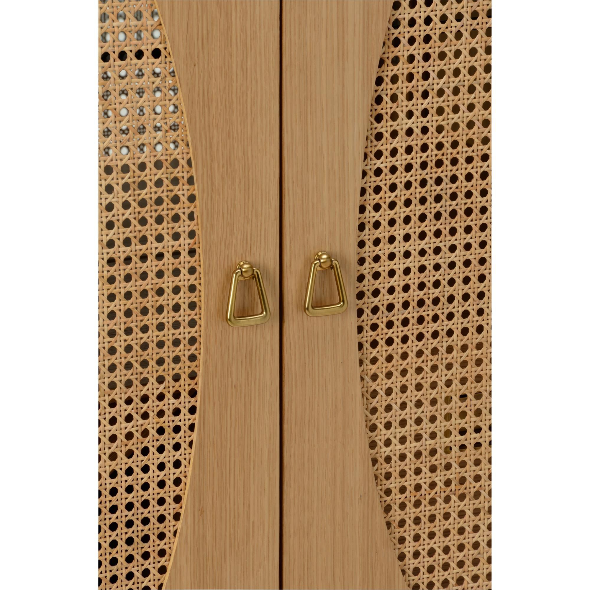 Petite Caned Storage Cabinet by Chelsea House