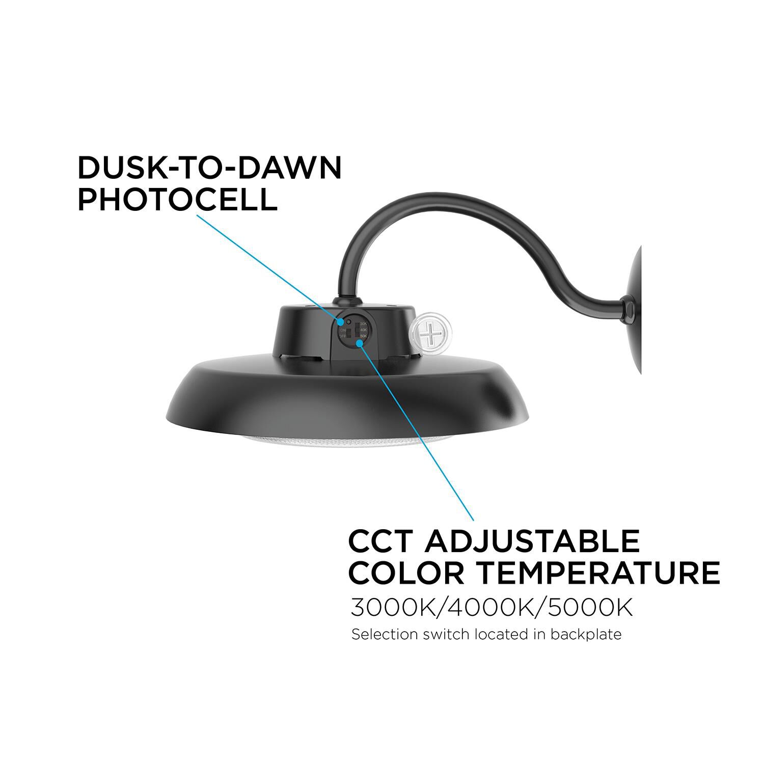 Shown in Black finish and Black Aluminum shade