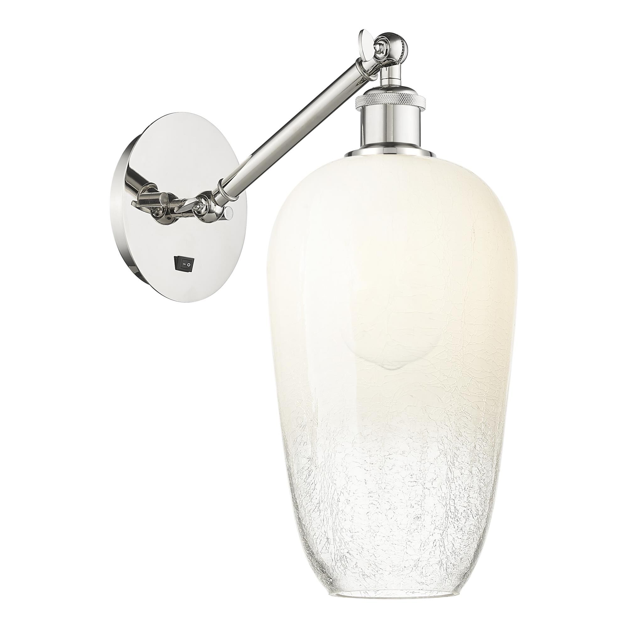 Shown in Polished Nickel finish and Opal glass