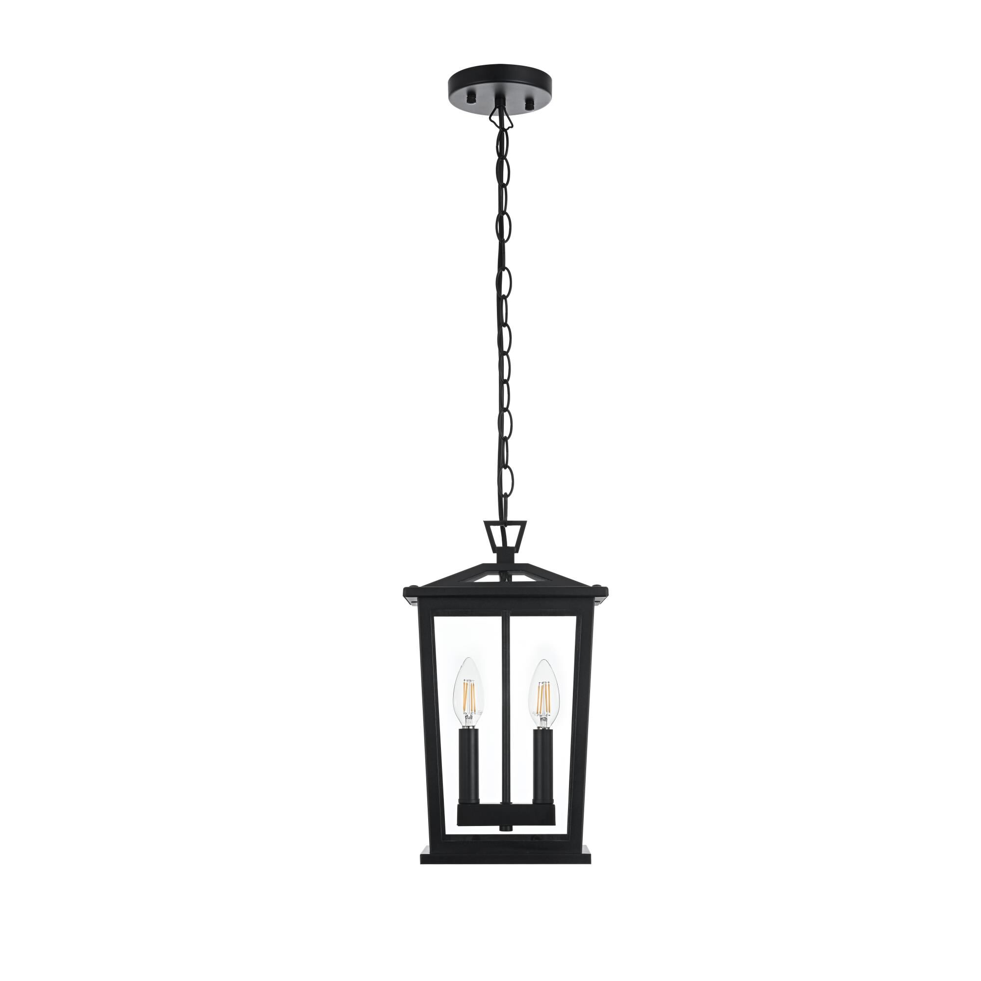 Berks 6 Inch Outdoor Hanging Lantern by Elegant Lighting