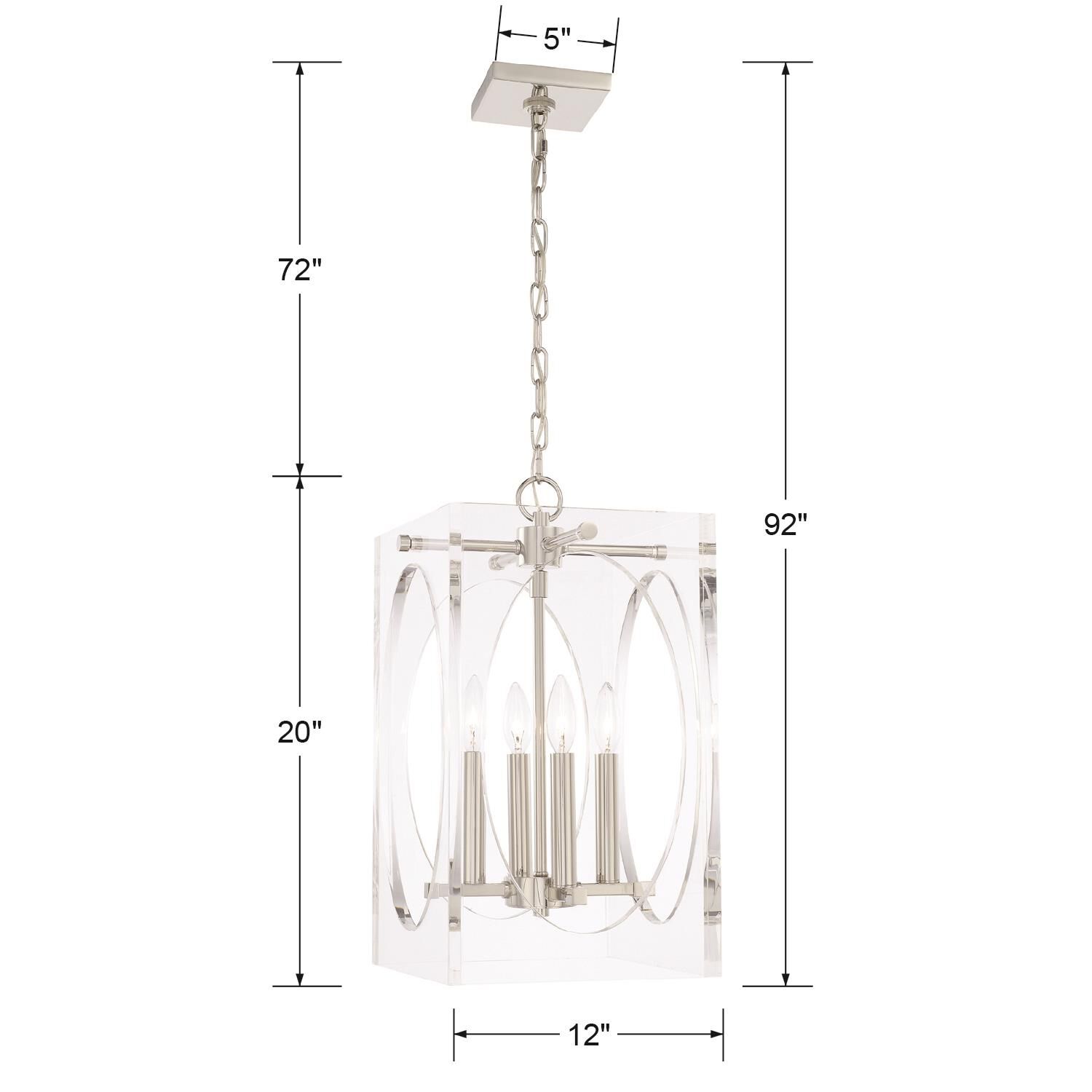 Shown in Polished Nickel finish