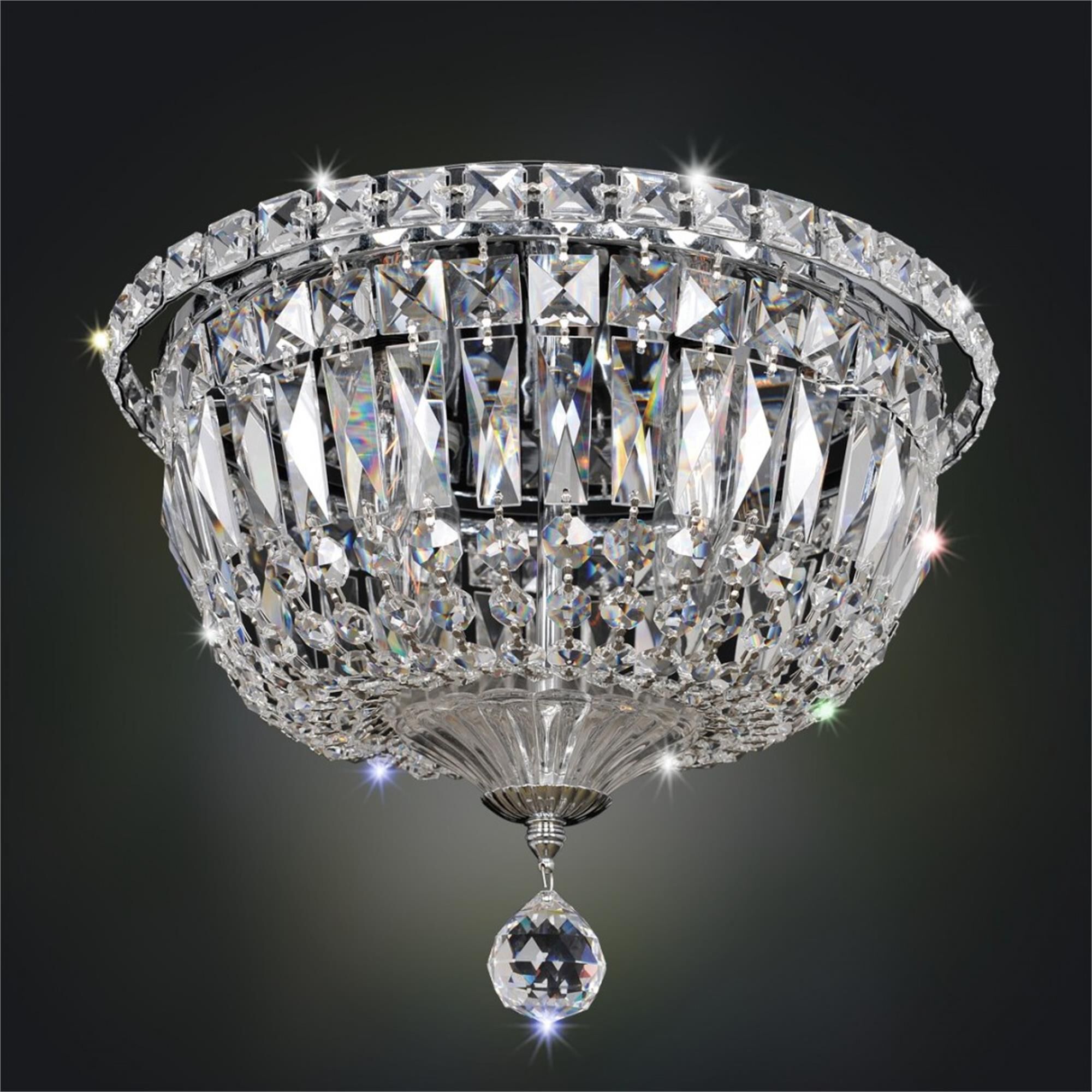Betti 12 Inch 4 Light Flush Mount,