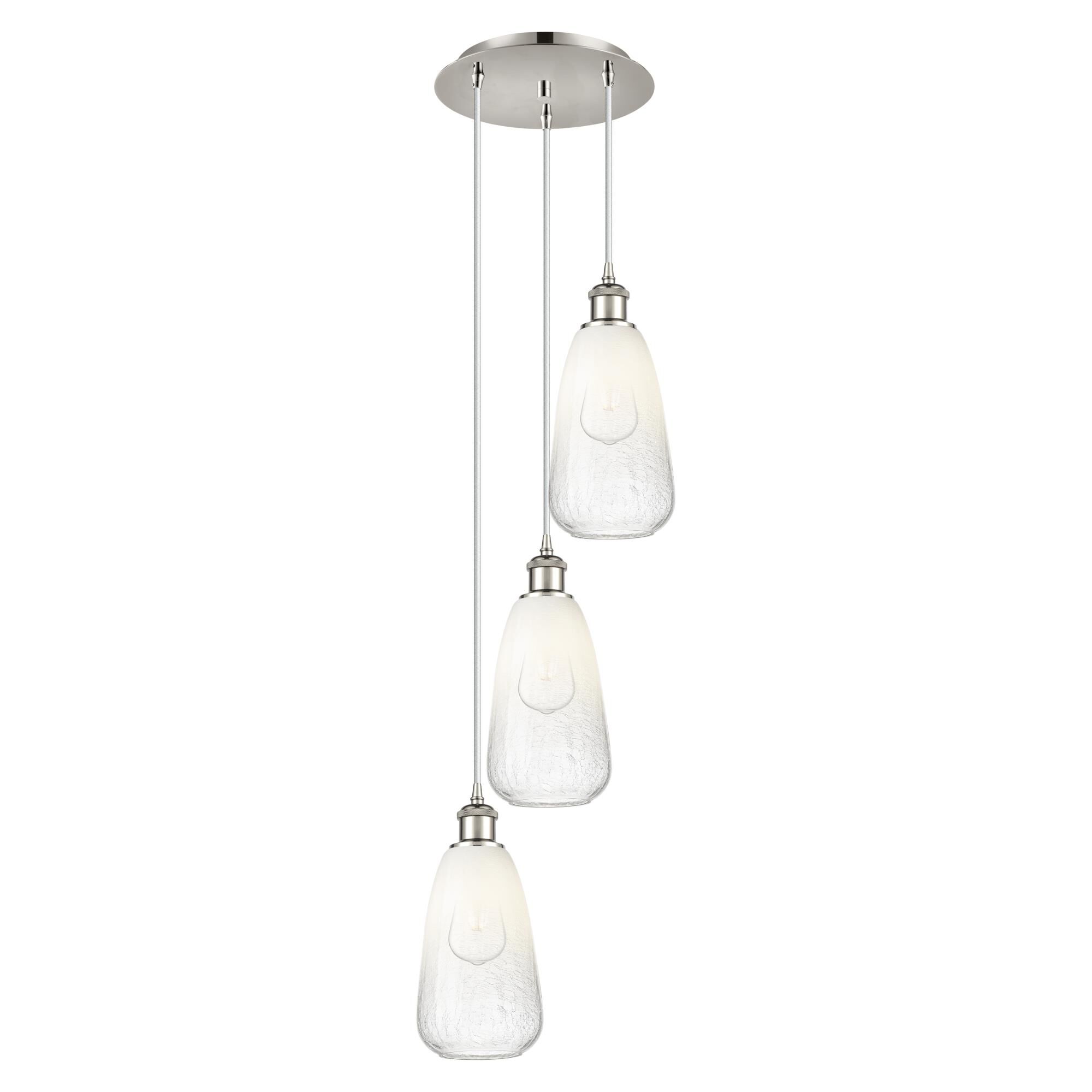 Bruno Marashlian Brookhaven Almond 13 Inch Multi Light Pendant by Innovations Lighting