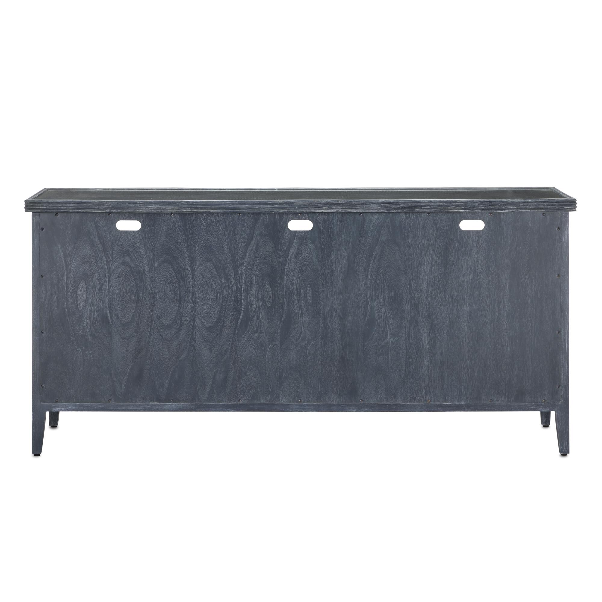 Shown in Vintage Navy, Polished Brass, Clear finish