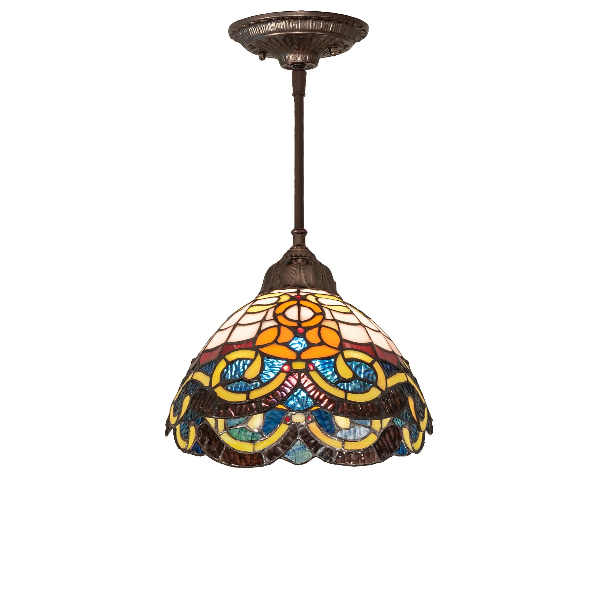 Meyda Lighting Saturday Morning 10 Inch Mini Pendant