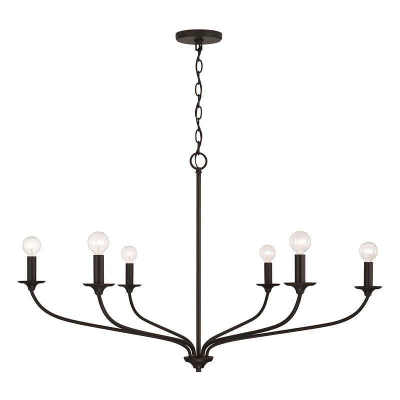 Dolan 39 Inch 6 Light Chandelier by Capital Lighting Fixture Company