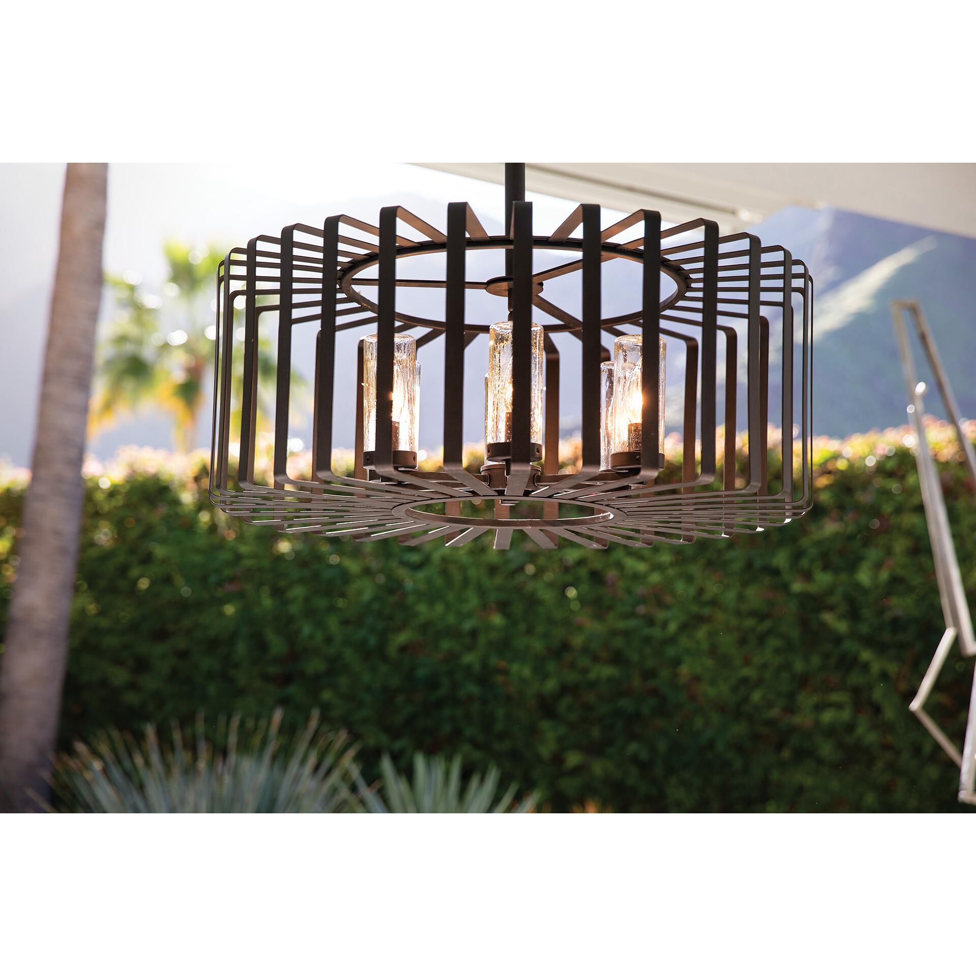 Reid 23 Inch Tall 6 Light LED Outdoor Hanging Lantern by Hinkley Lighting