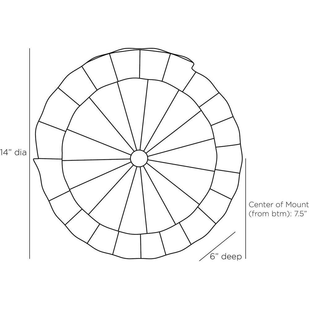 Annabeth 14 Inch Wall Sconce by Arteriors Home