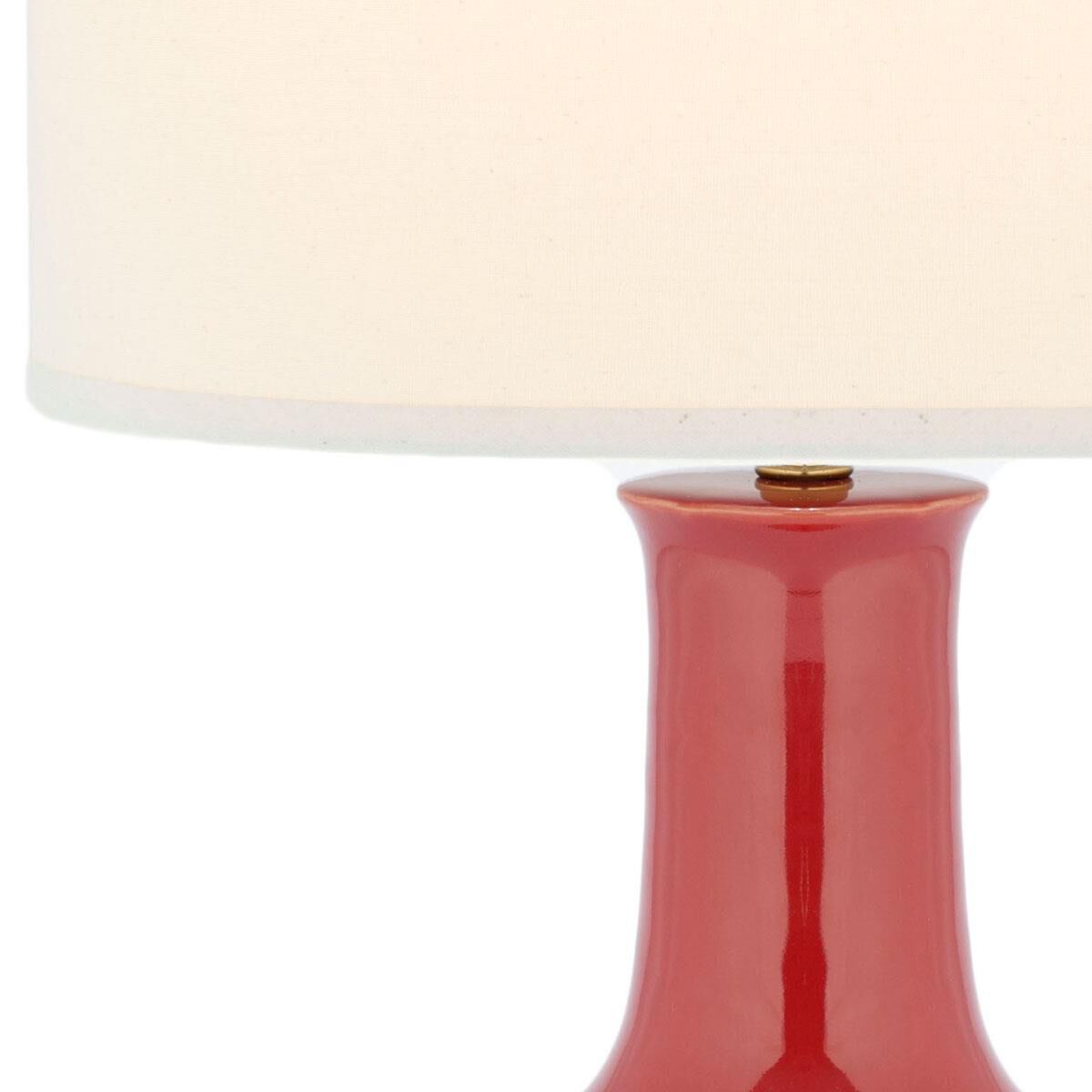 Shown in Red finish and Off White Cotton shade