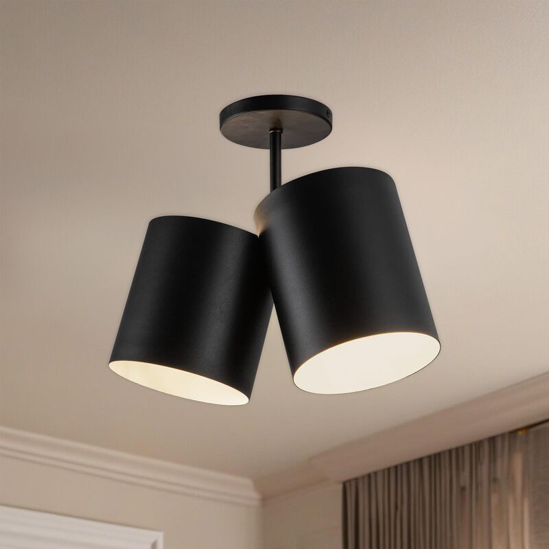 Keiko 6 Inch Semi Flush Mount Kuzco Lighting