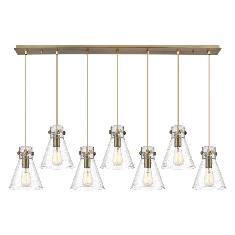 Bruno Marashlian Newton Cone 51 Inch 7 Light Linear Suspension Light by Innovations Lighting