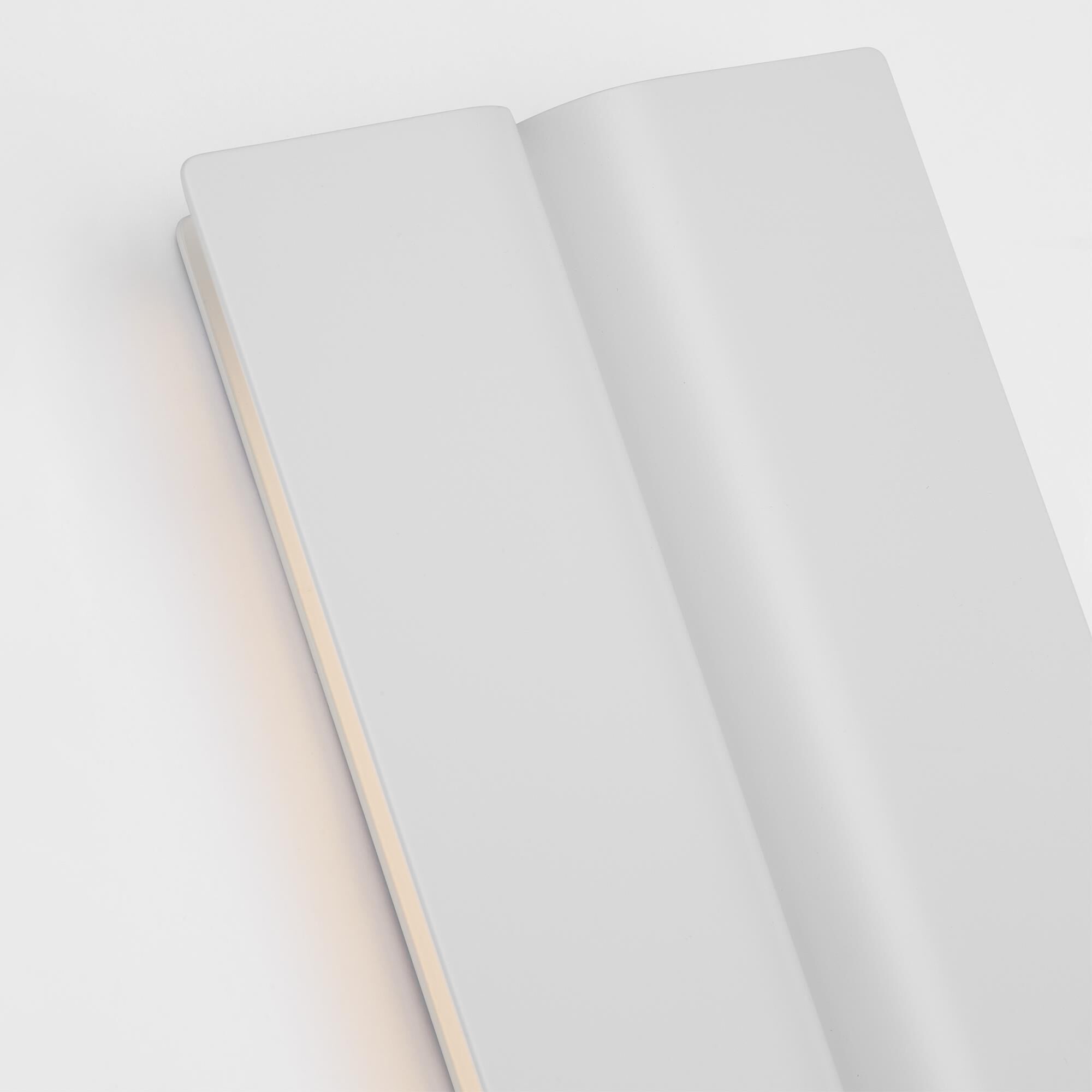 Shown in Matte White finish and Aluminum shade