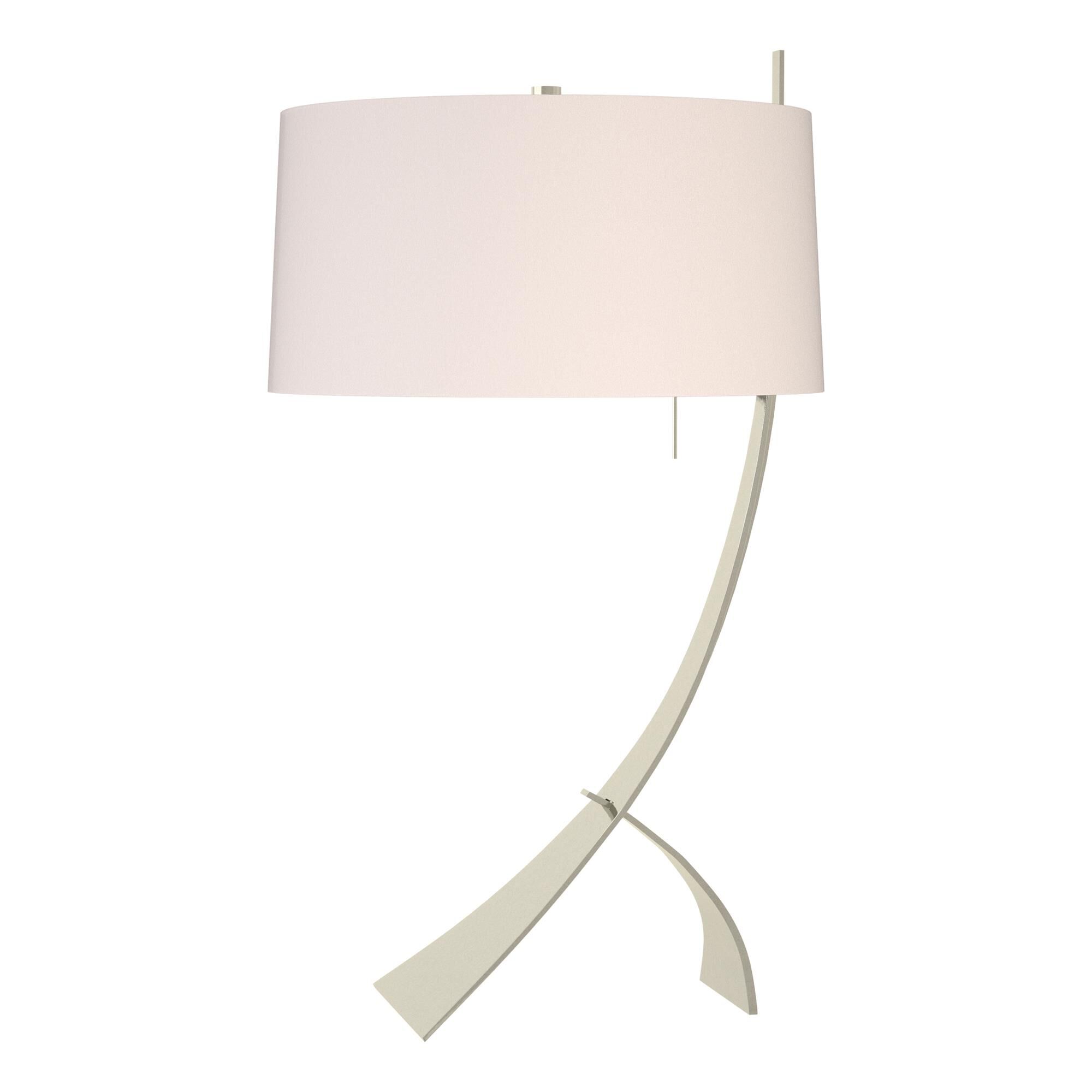 Shown in Sterling finish and Flax shade