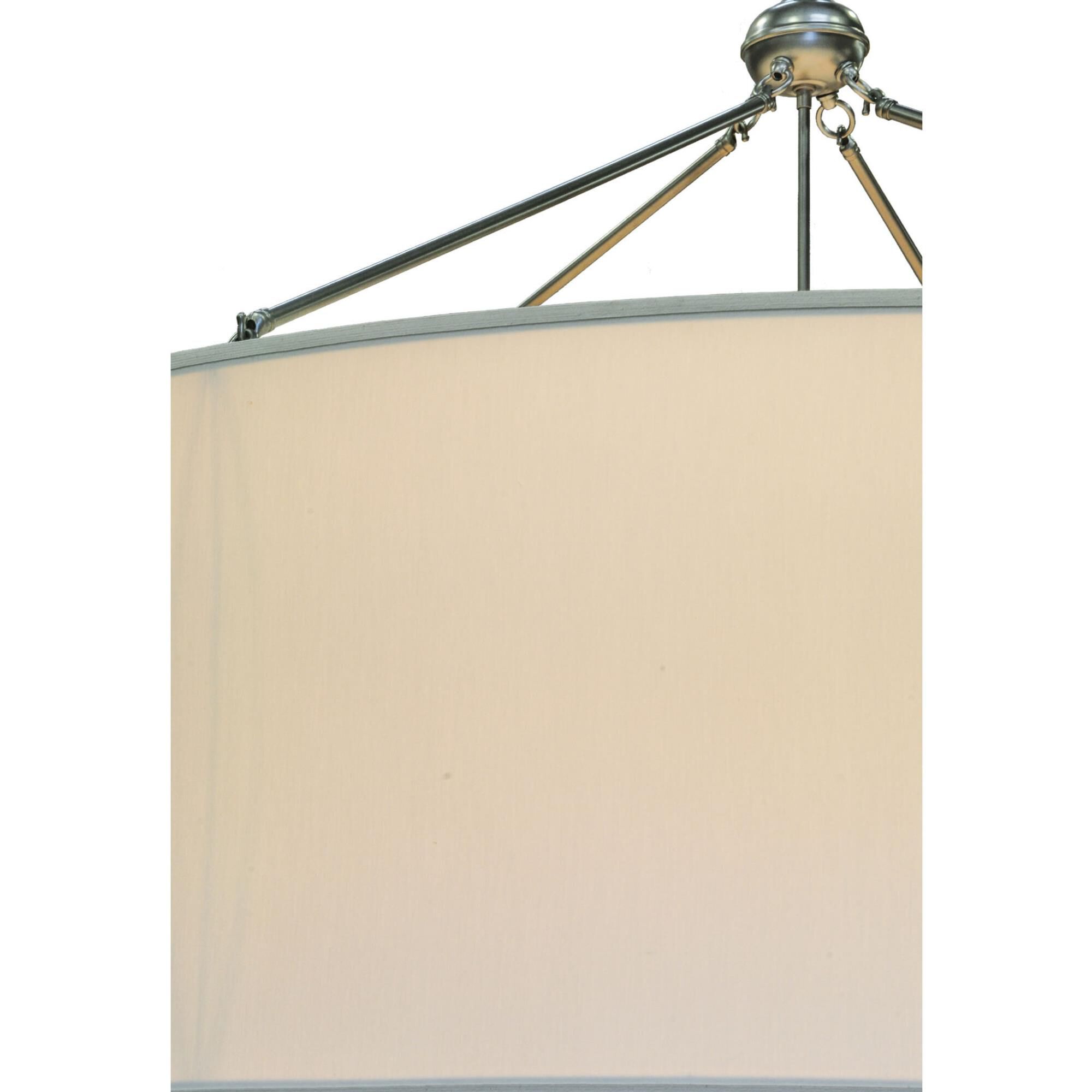 Shown in Nickel Finish finish and Beige glass