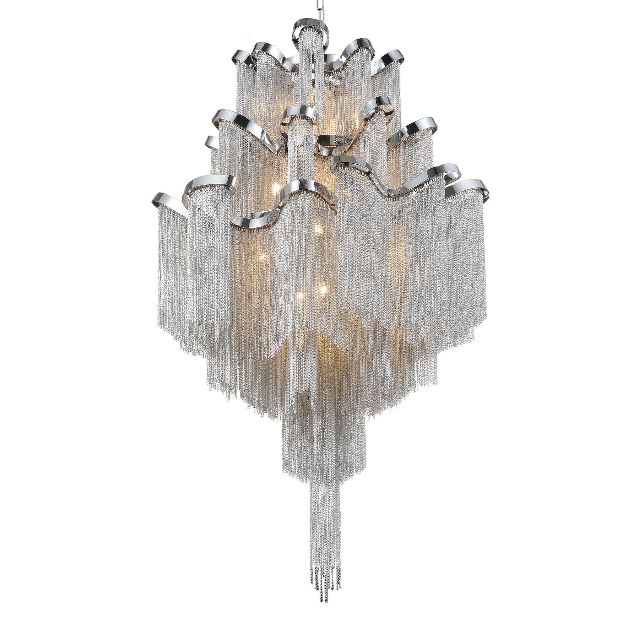 Daisy 24 Inch 17 Light Chandelier by CWI Lighting