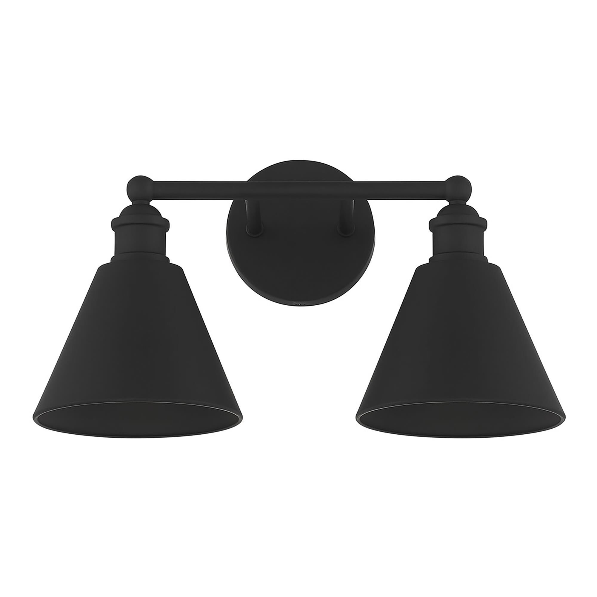 Shown in Matte Black finish and Matte Black Metal shade