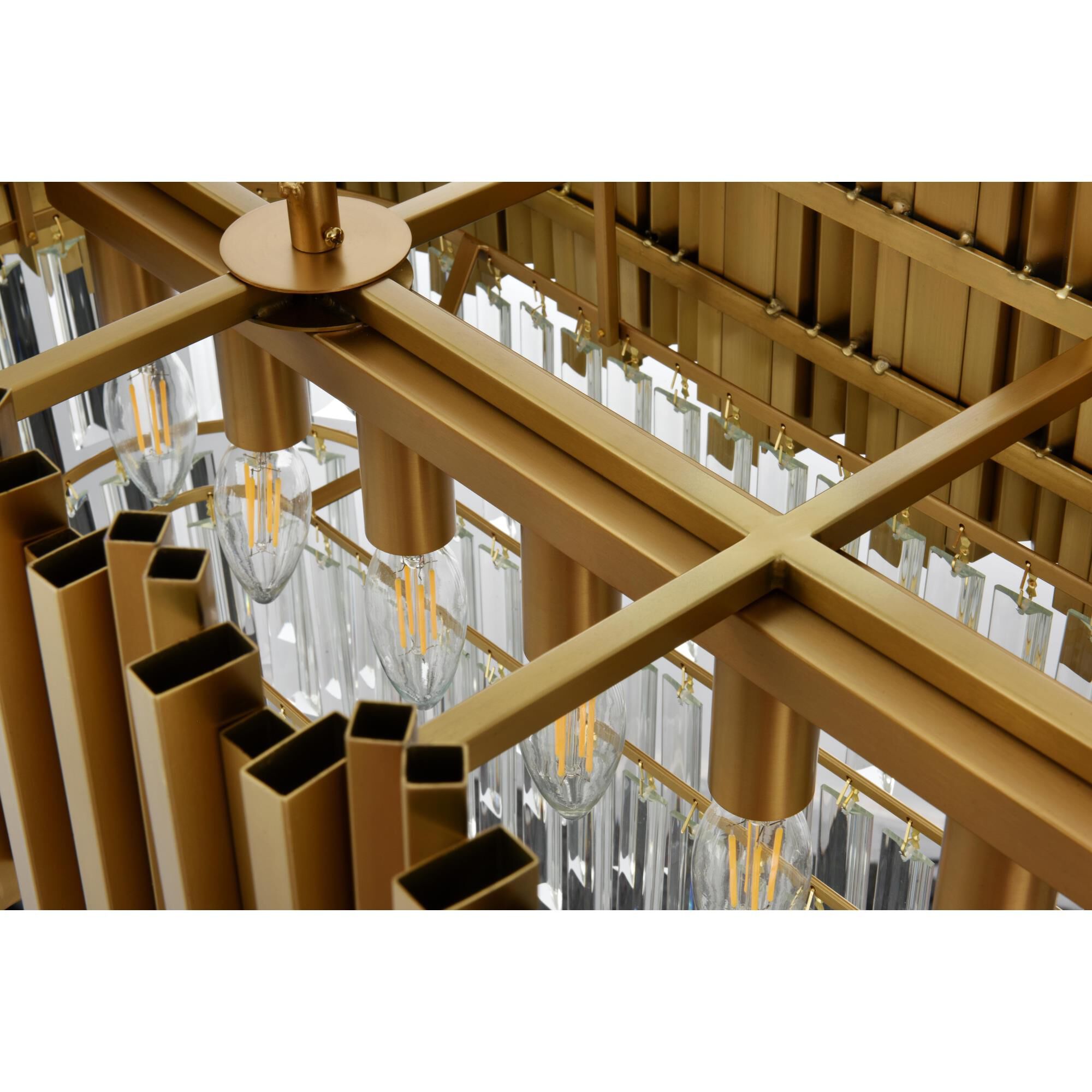 Willow 36 Inch Linear Suspension Light by Elegant Lighting