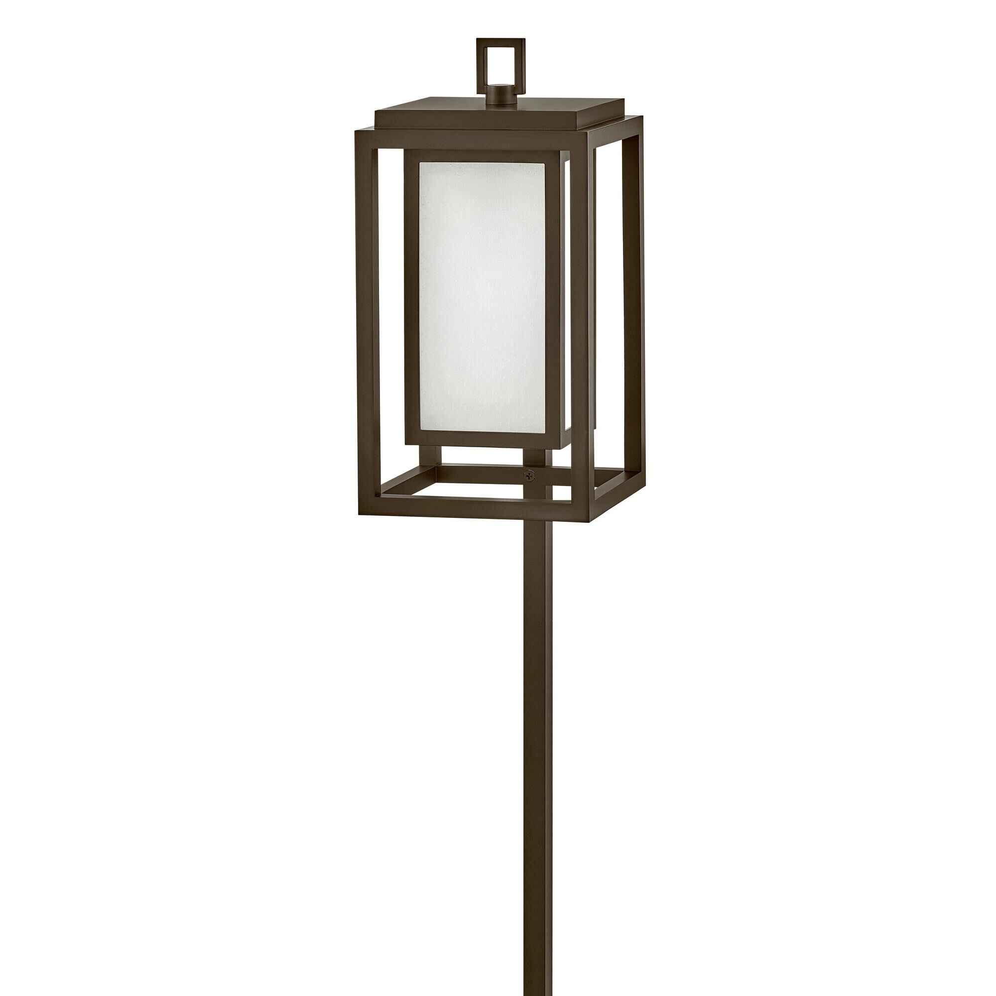 Shown in Oil Rubbed Bronze finish and Etched glass