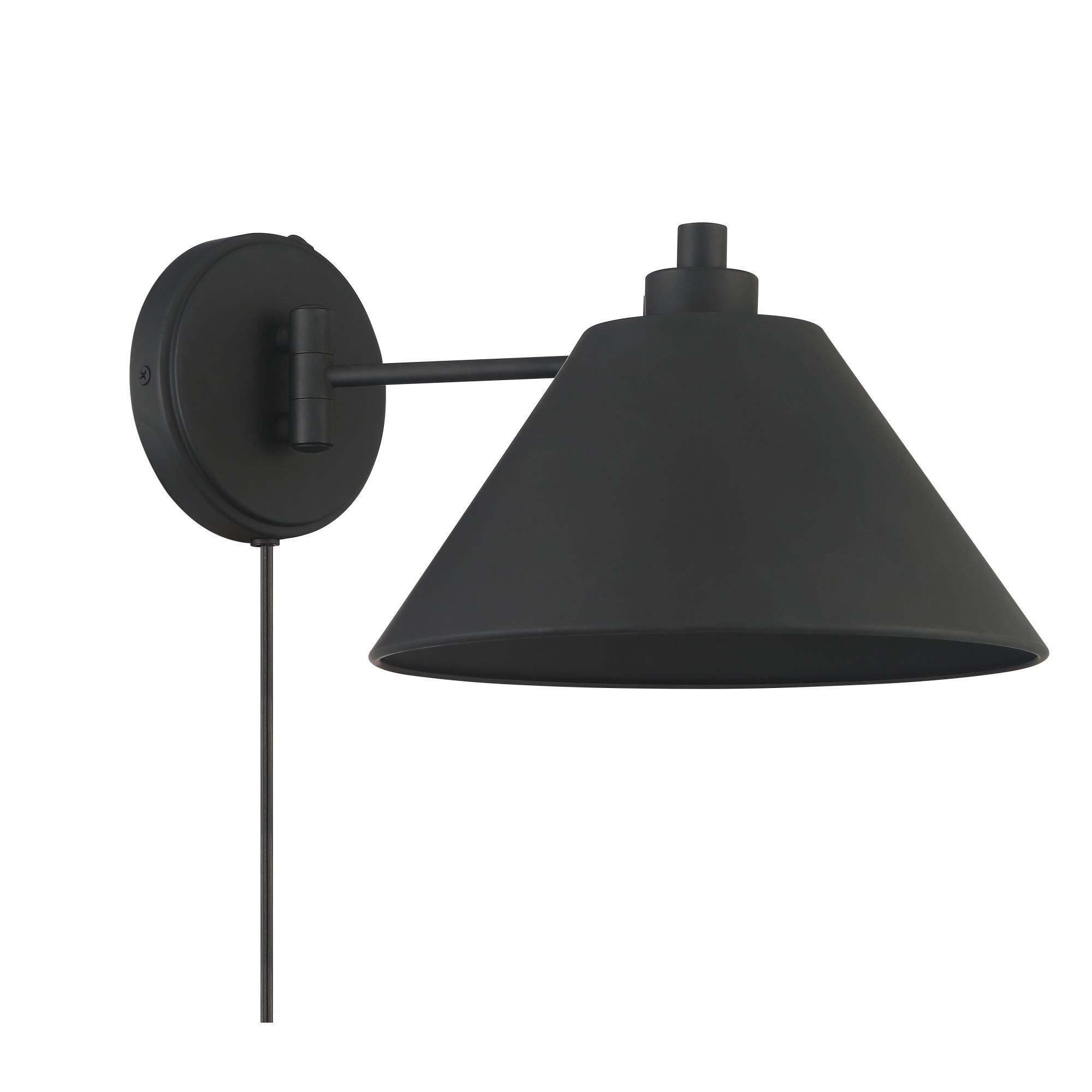 Shown in Matte Black finish and Matte Black Metal shade