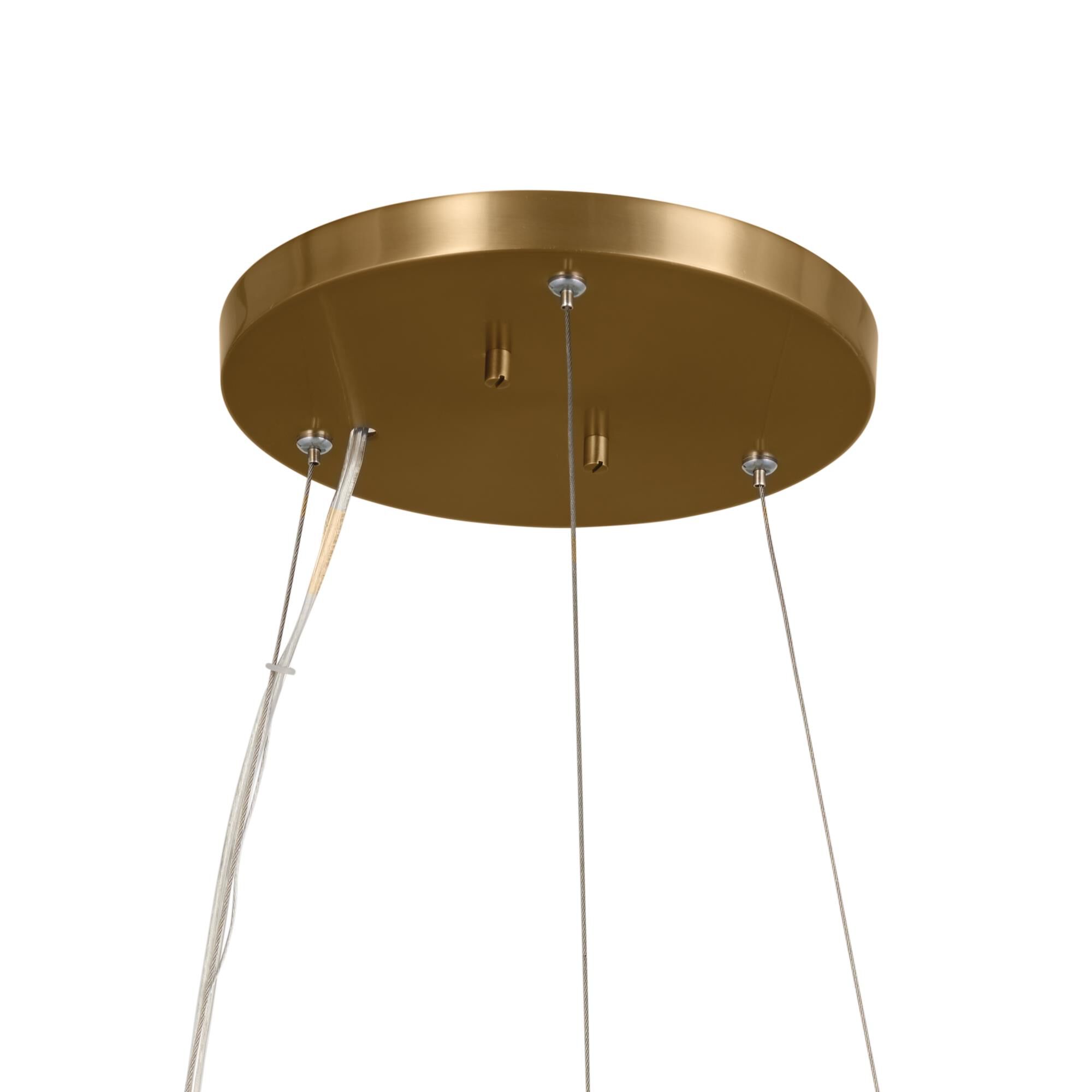 Shown in Brushed Natural Brass finish