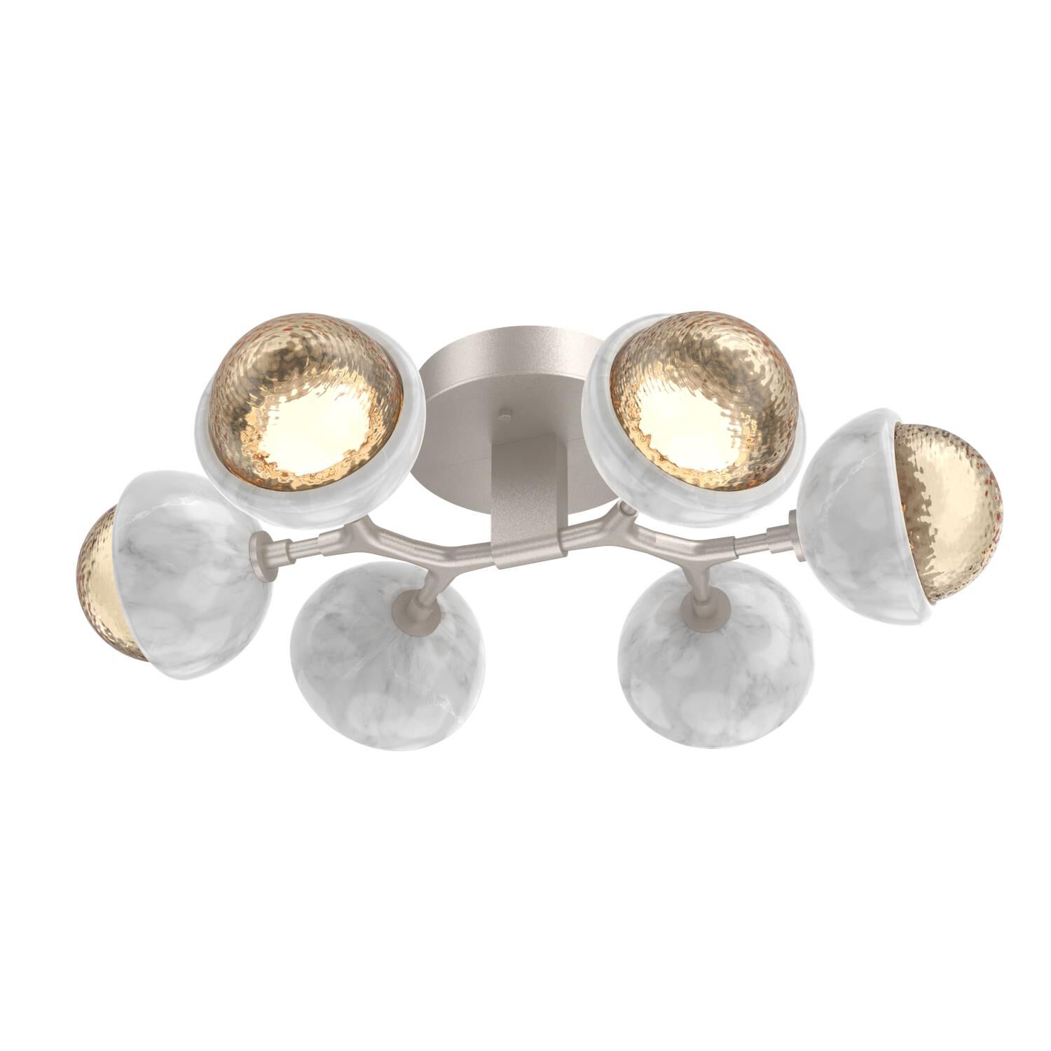Levi Wilson Cabochon 27 Inch Flush Mount by Hammerton Studio