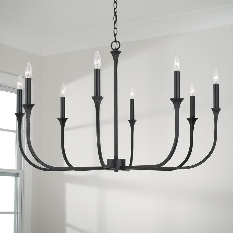 Decklan 38 Inch 8 Light Chandelier by Capital Lighting Fixture Company