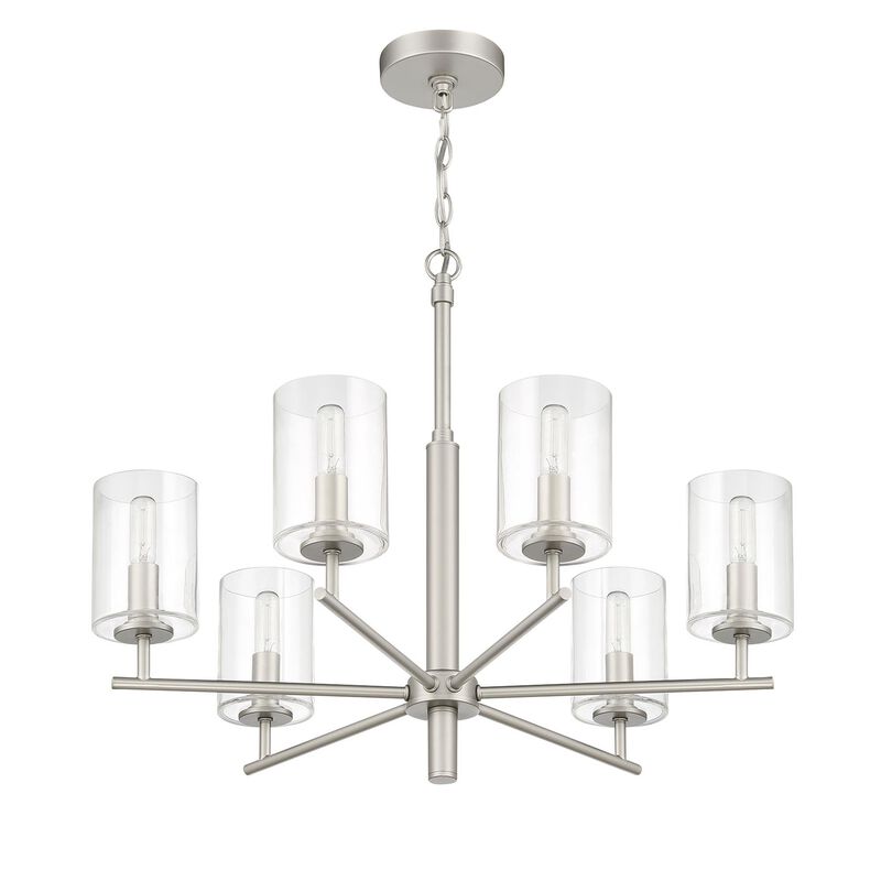 Hailie 26 Inch 6 Light Chandelier by Craftmade