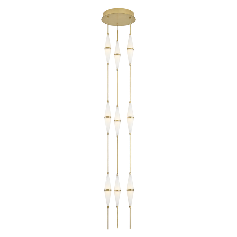 Cygnus Petite Chandelier by Sonneman
