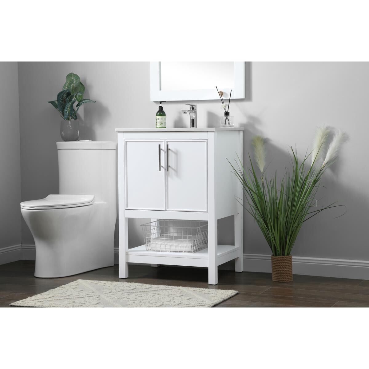 Everett 24 Inch Bath Vanity by Elegant Decor