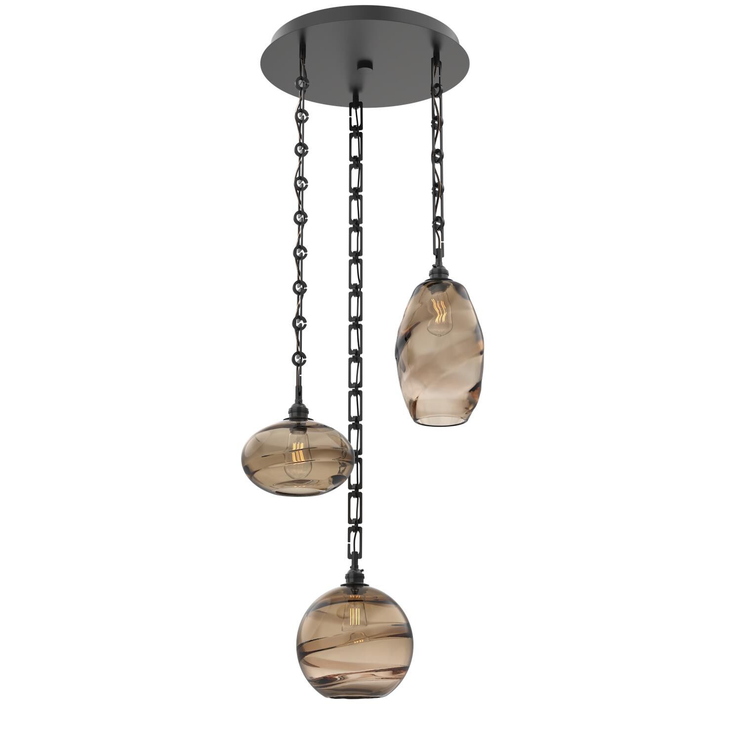 Levi Wilson Misto 21 Inch Multi Light Pendant by Hammerton Studio