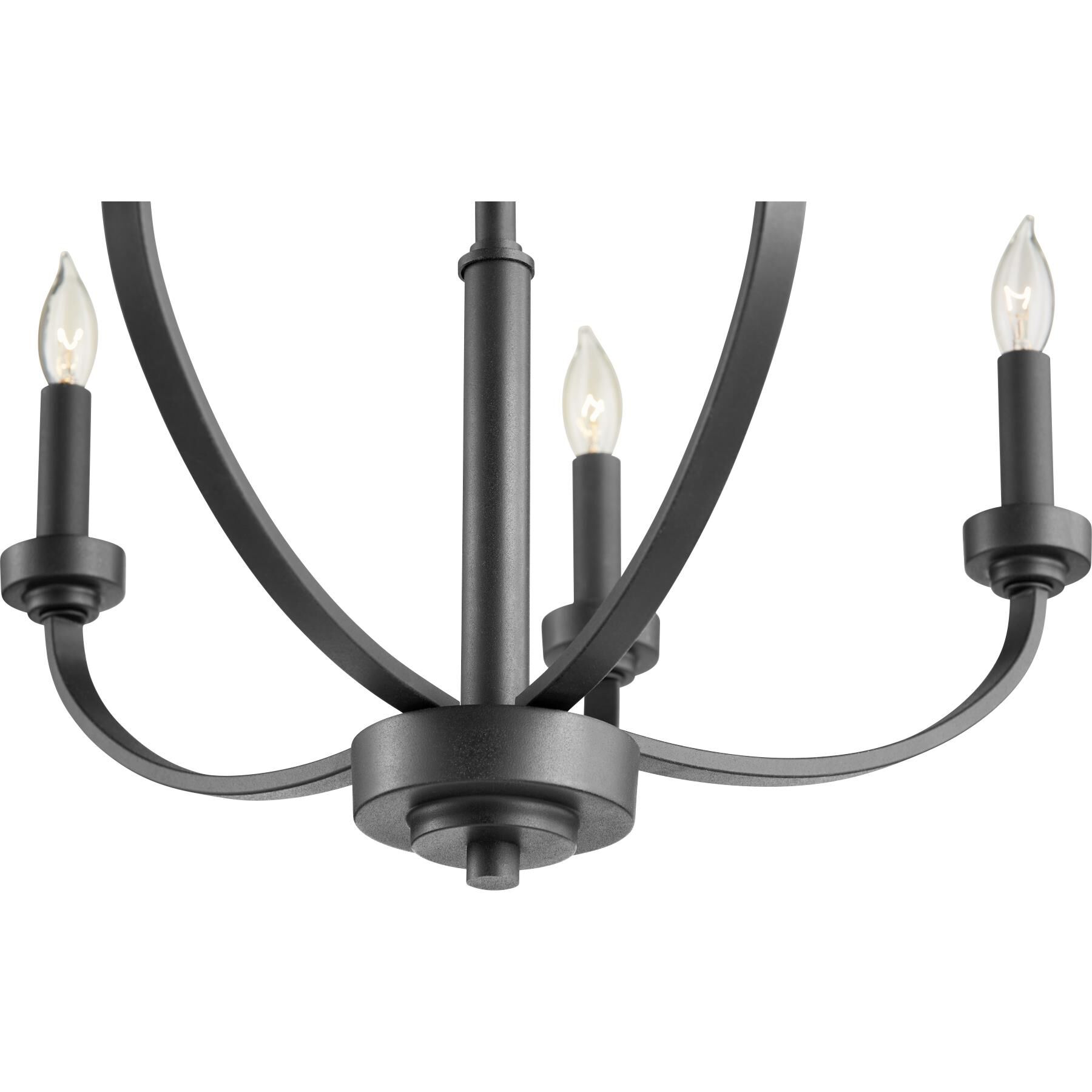 Reyes 26 Inch 5 Light Chandelier by Quorum International