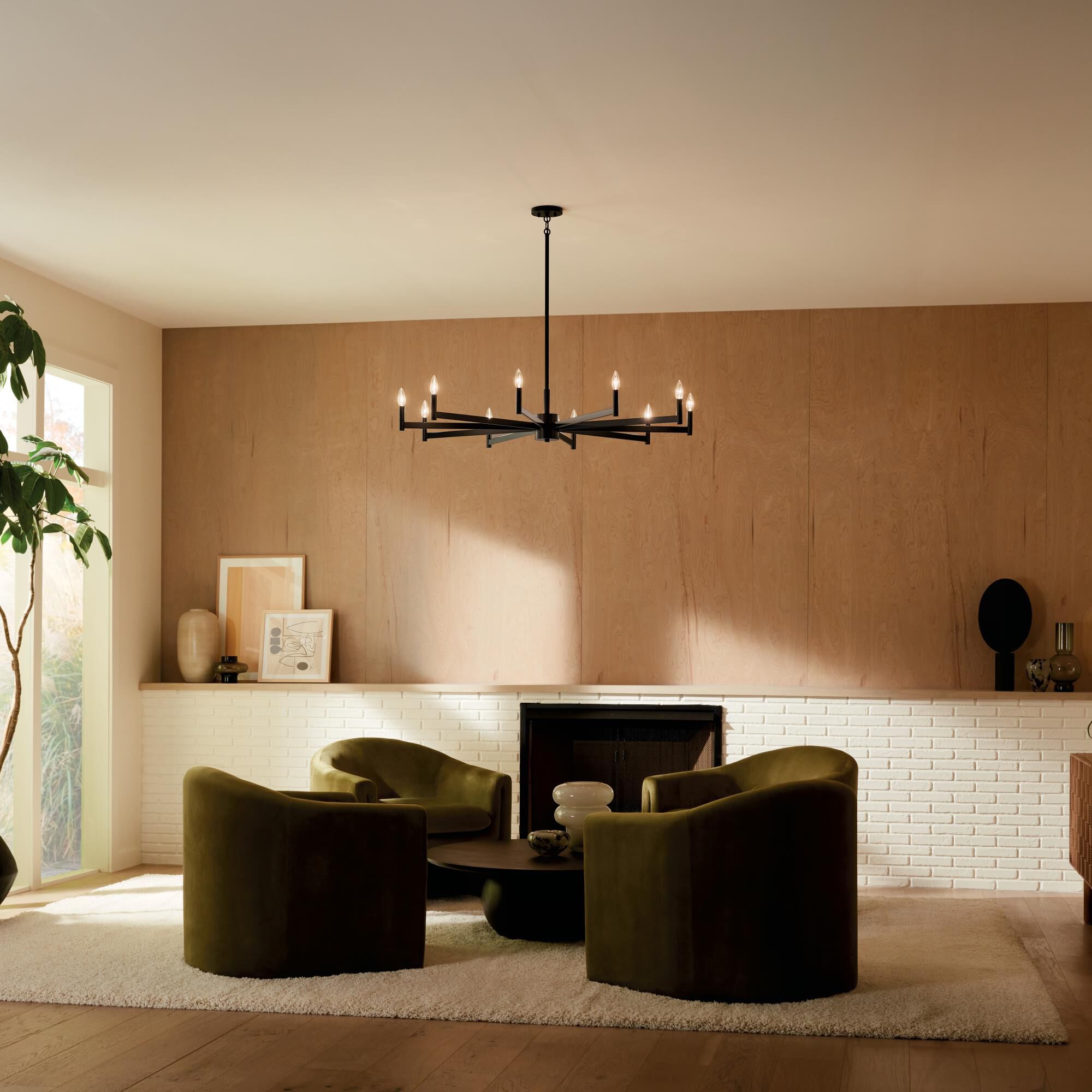 Shown in Black finish