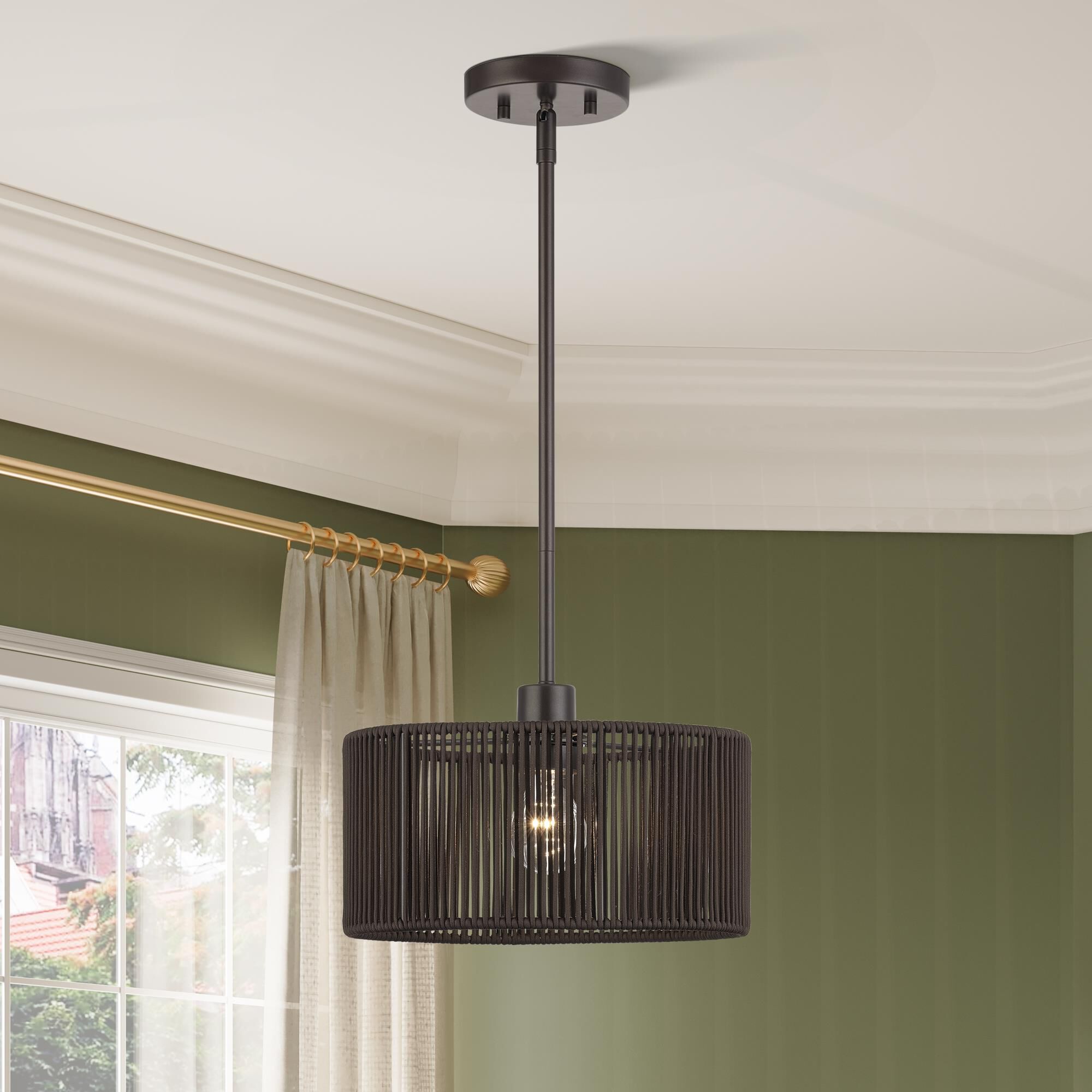 Acordia 12 Inch Mini Pendant by Livex Lighting