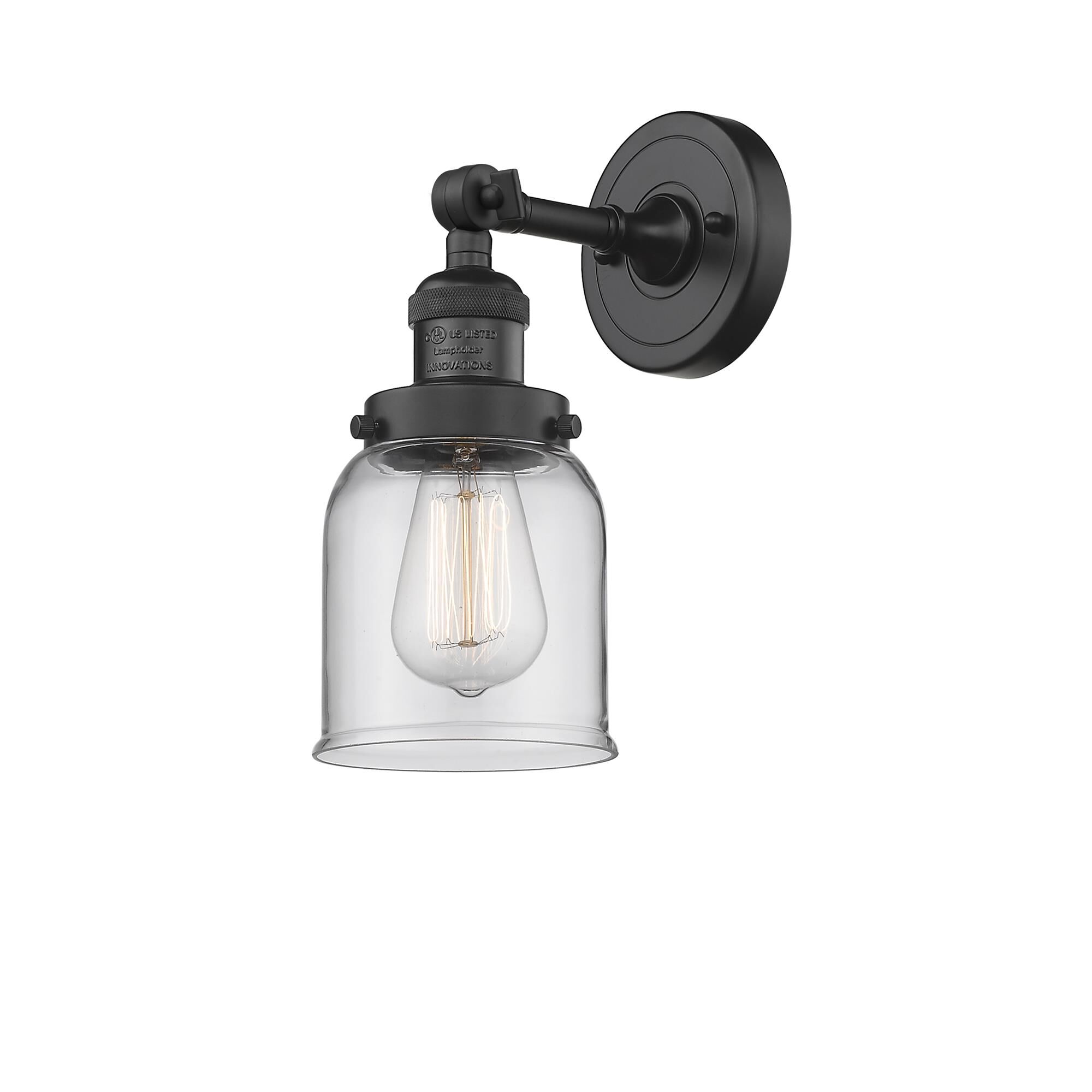 Shown in Matte Black finish and Clear glass