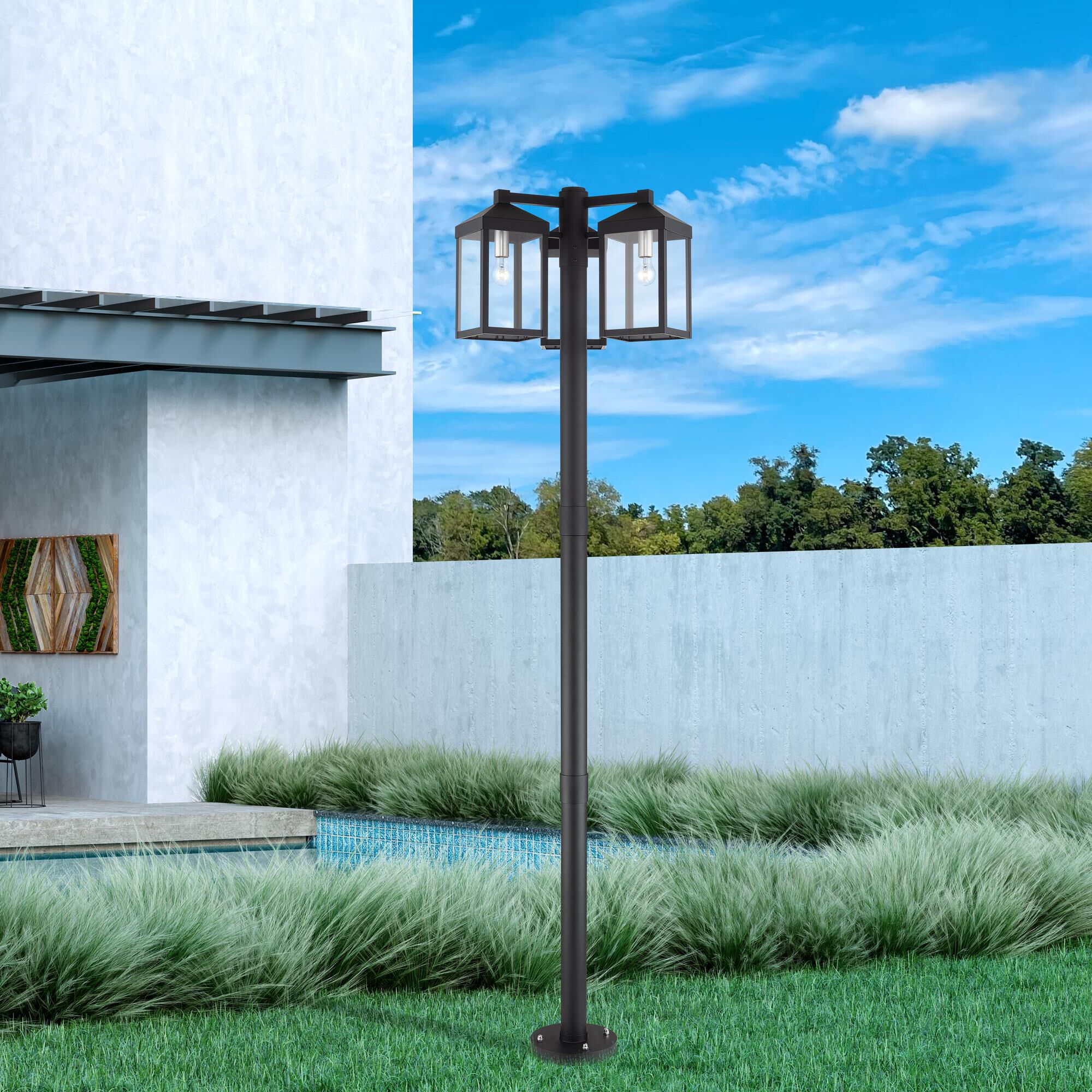 Nyack 96 Inch Outdoor Post Lamp by Livex Lighting
