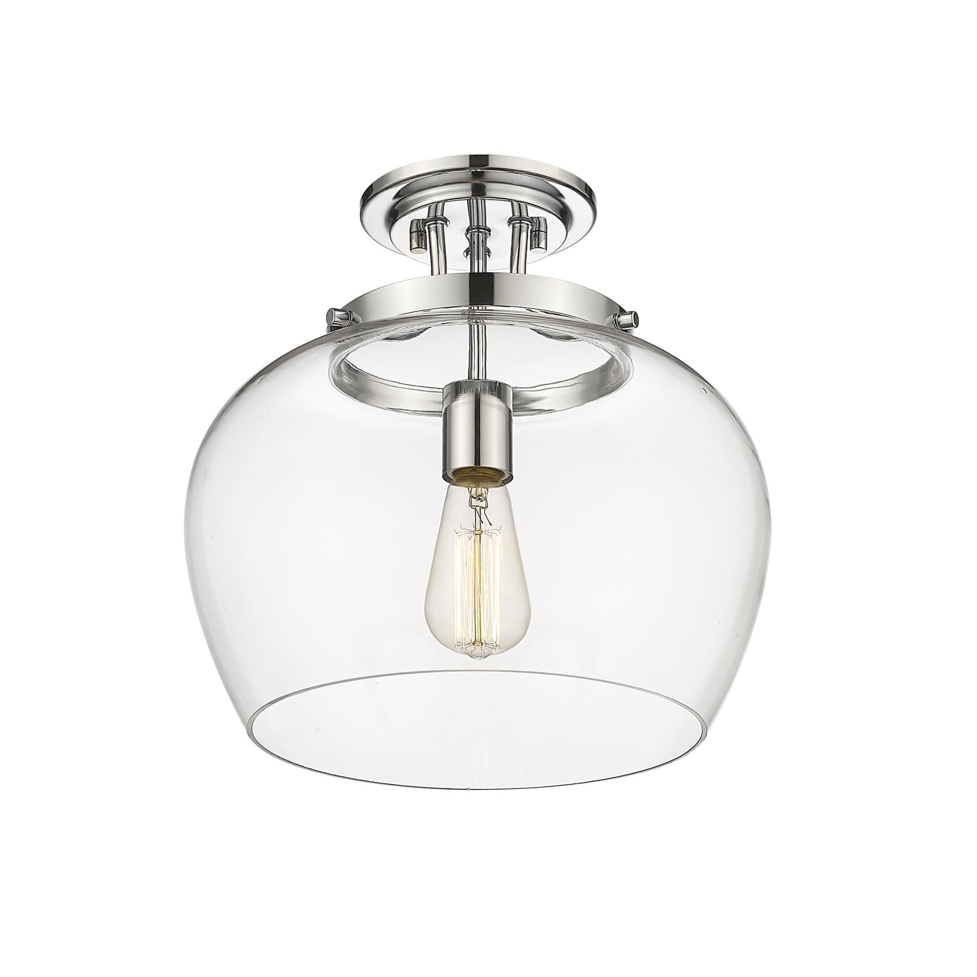Joliet 13 Inch 1 Light Semi Flush Mount by Z-Lite