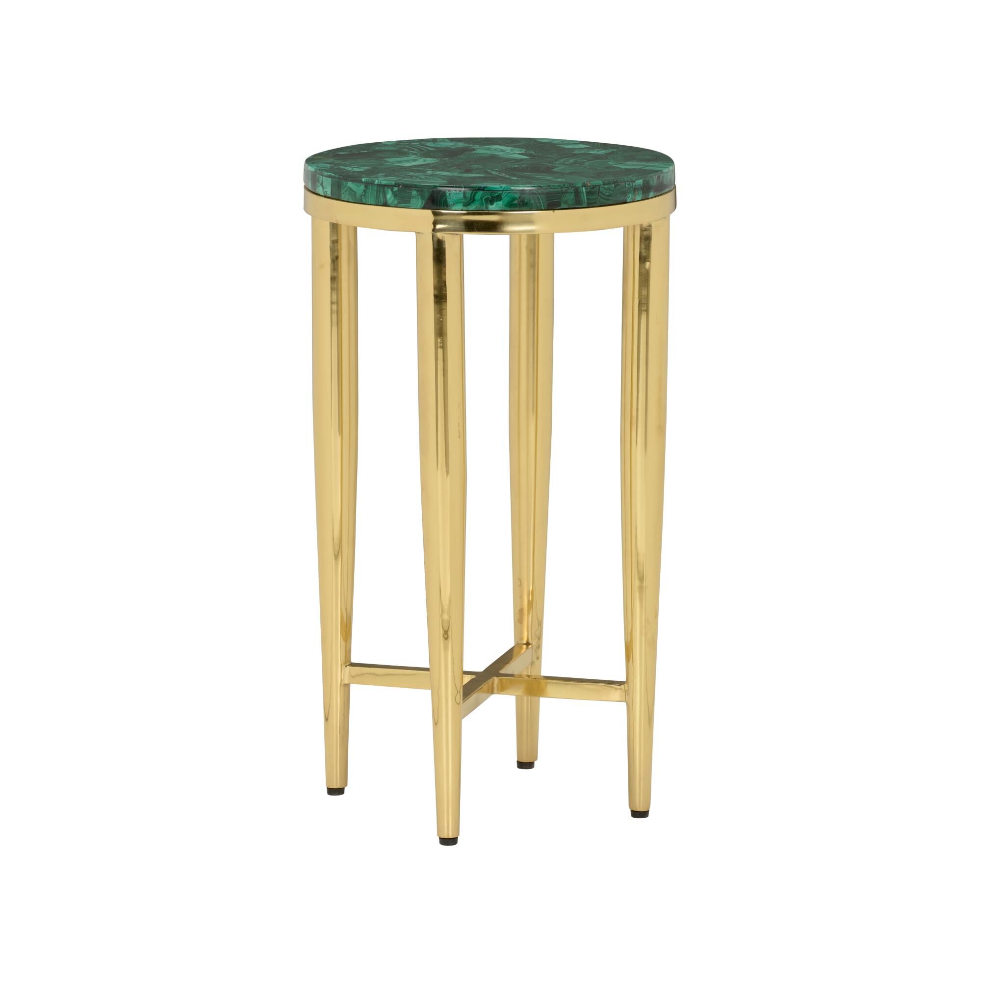 Shown in Green and Gold finish