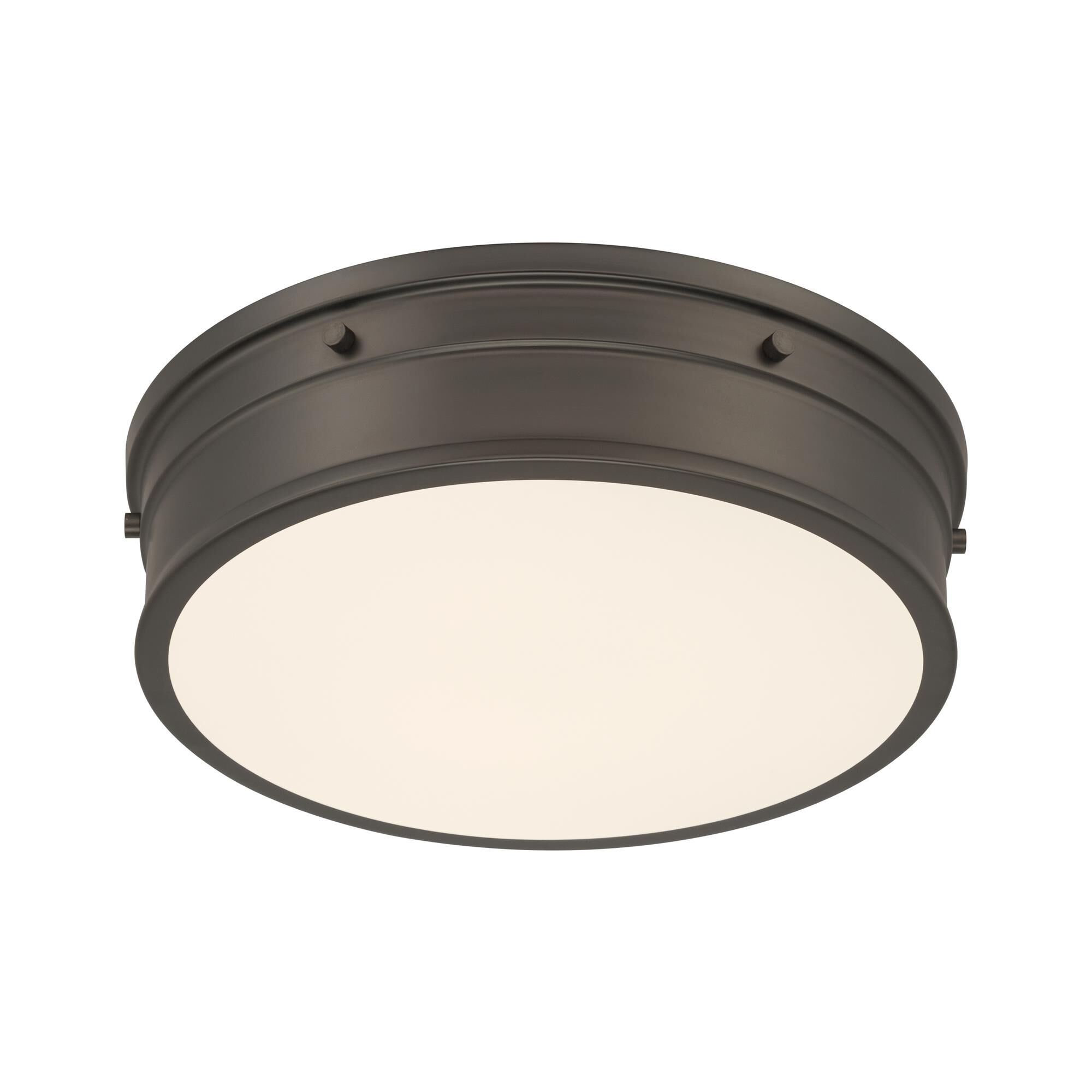 Shown in Plated Dark Bronze finish and Etched Opal glass