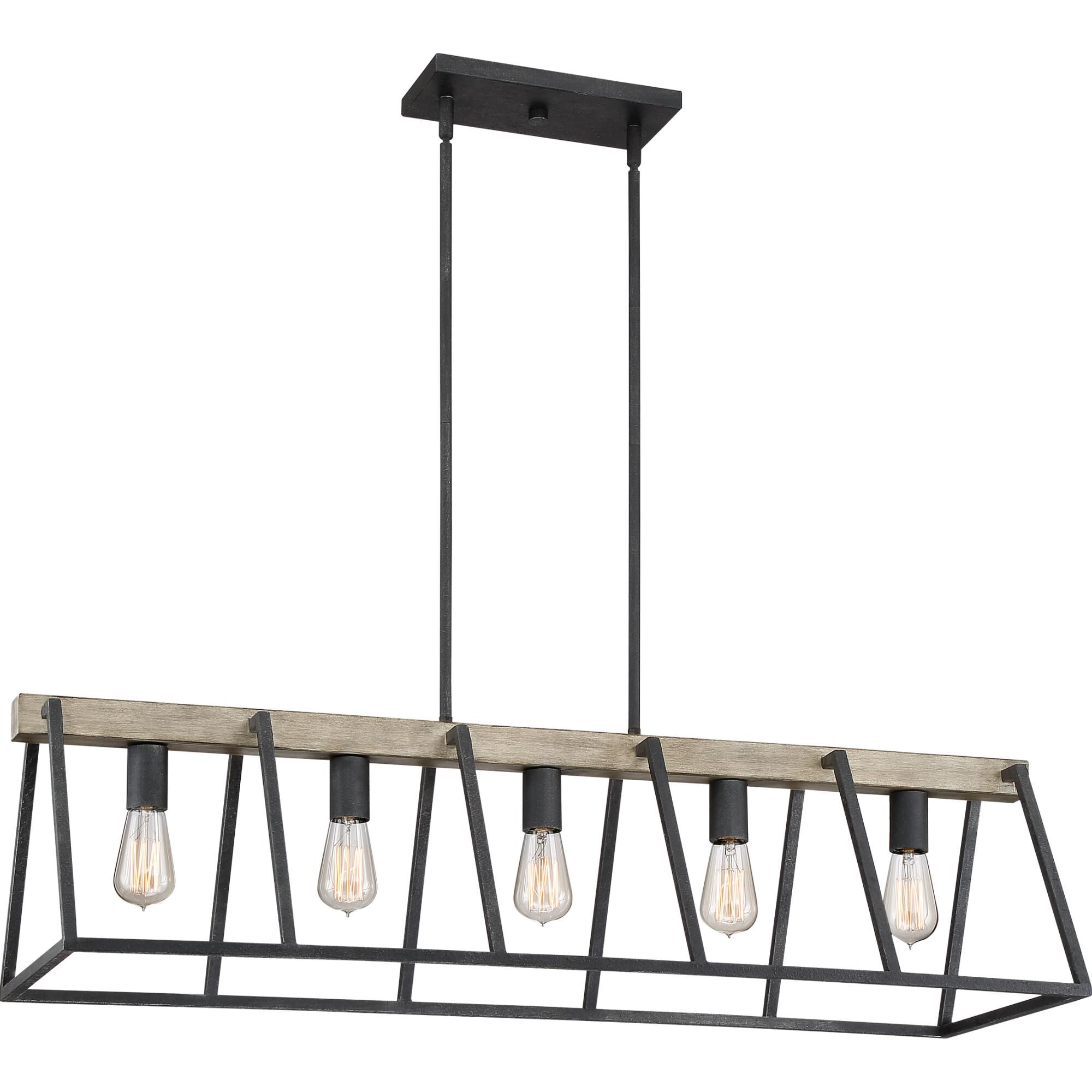 Brockton 42 Inch 5 Light Linear Suspension Light by Quoizel