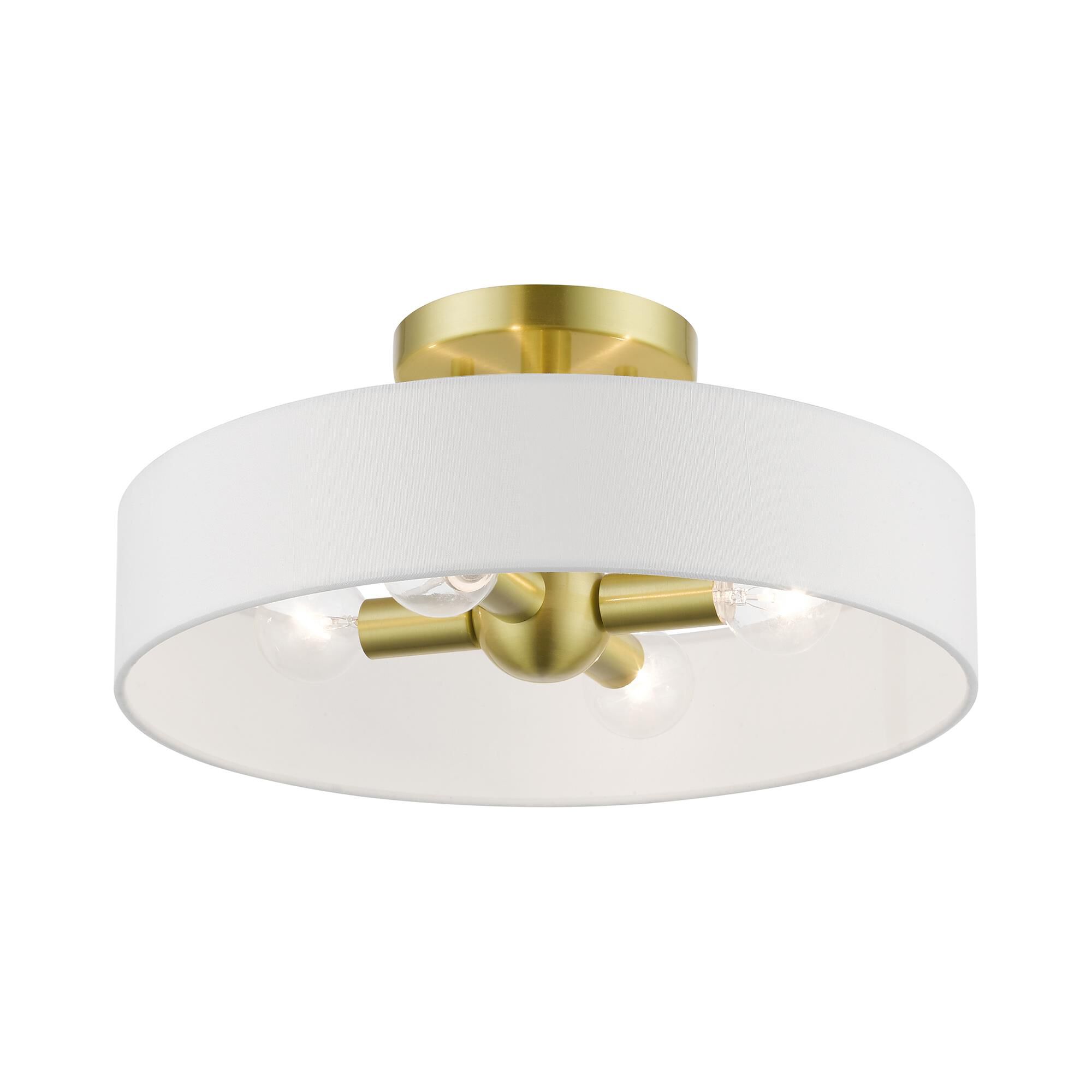 Venlo 14 Inch 4 Light Semi Flush Mount by Livex Lighting
