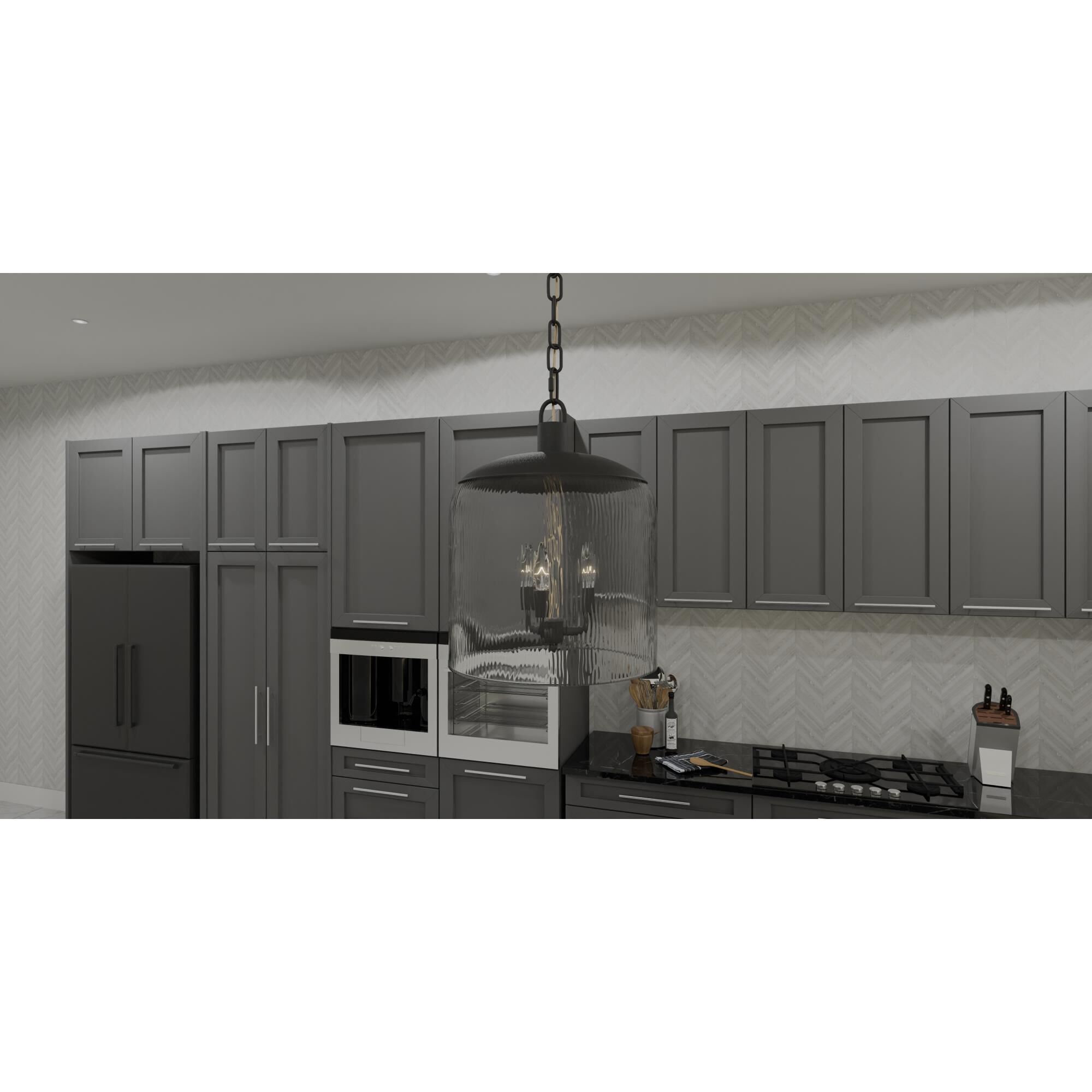 Shown in Matte Black finish and Clear Water glass