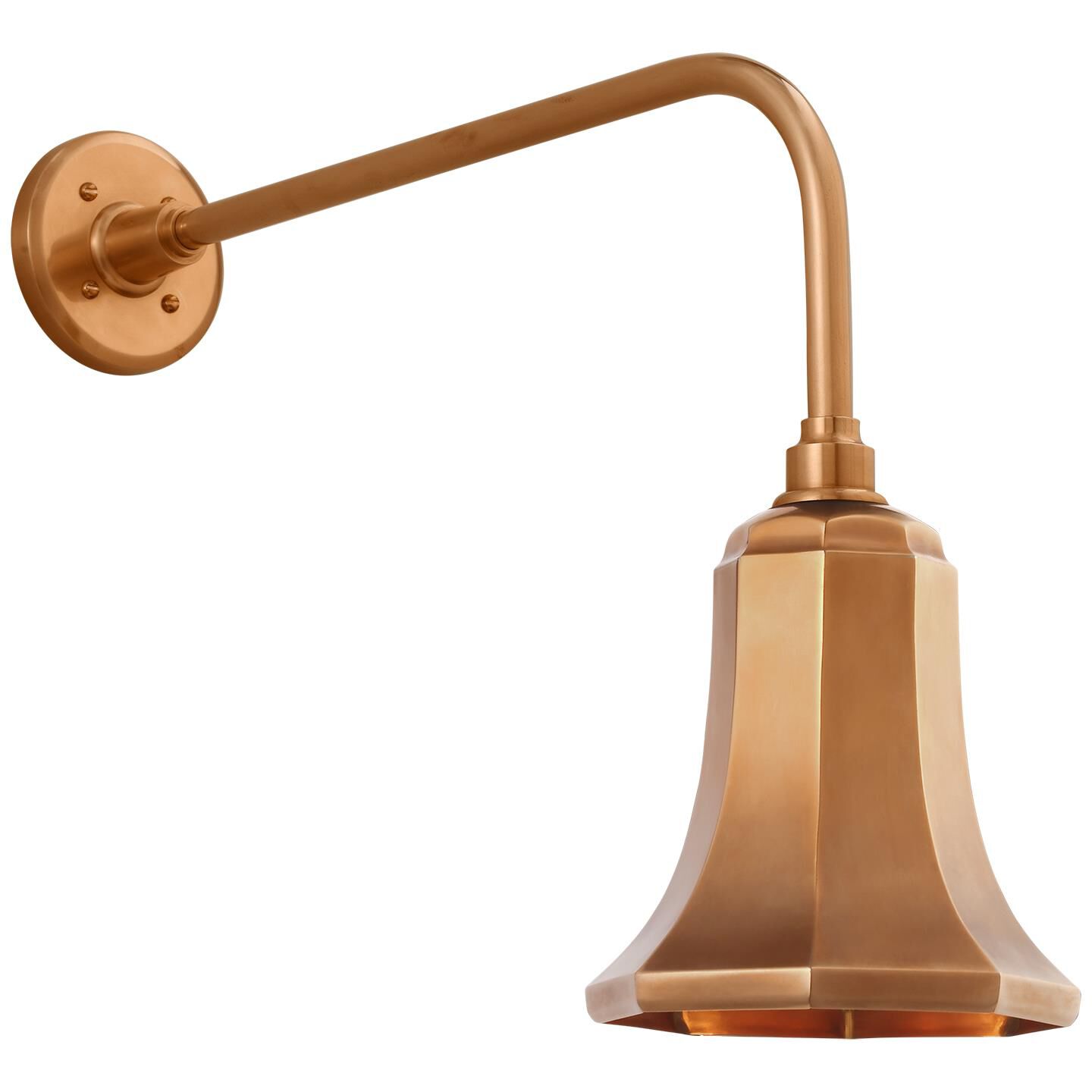 Shown in Soft Copper finish and Copper shade