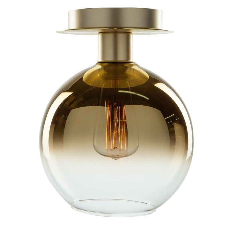 Steven Sabados (S&C) Morning Mist 7 Inch 1 Light Semi Flush Mount by Artcraft
