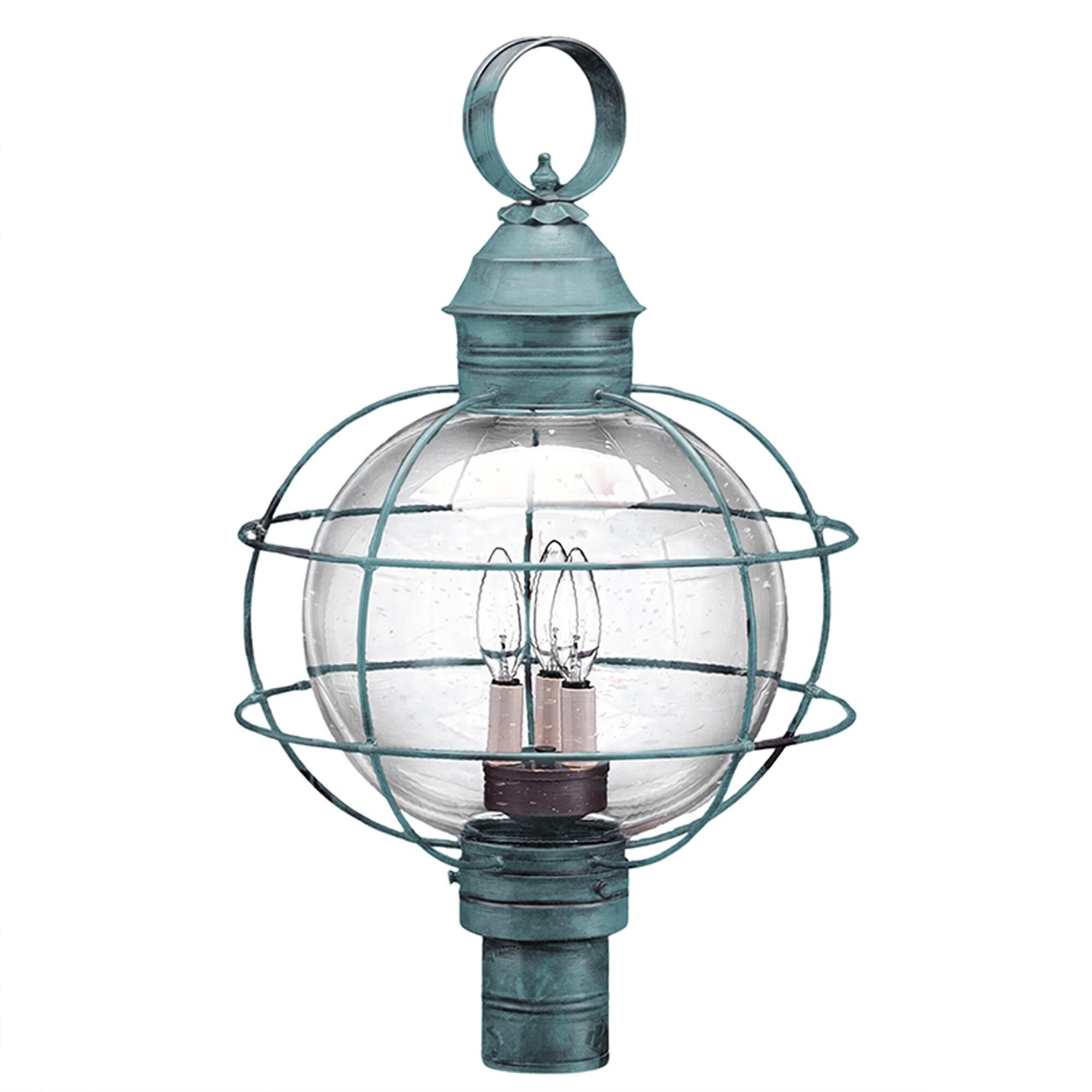 Onion 25 Inch 3 Light Outdoor Post Lamp,