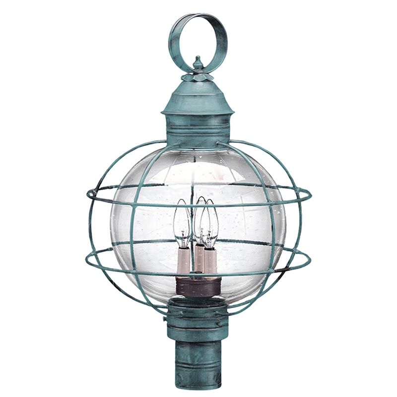 Onion 25 Inch 3 Light Outdoor Post Lamp by Northeast Lantern