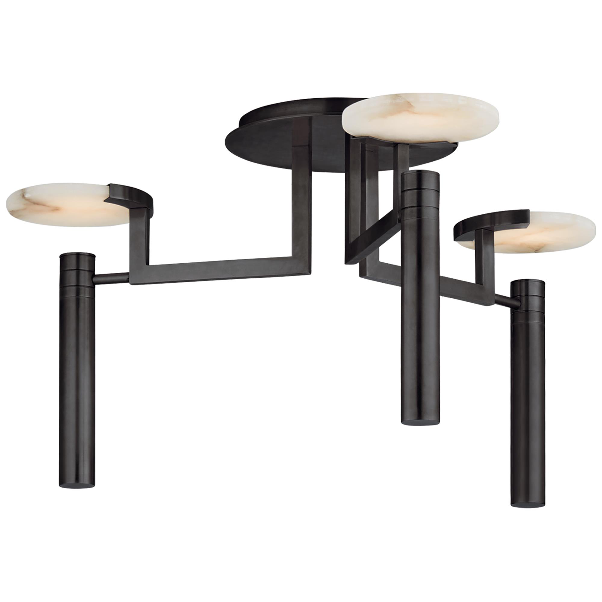 Shown in Bronze finish and Alabaster shade