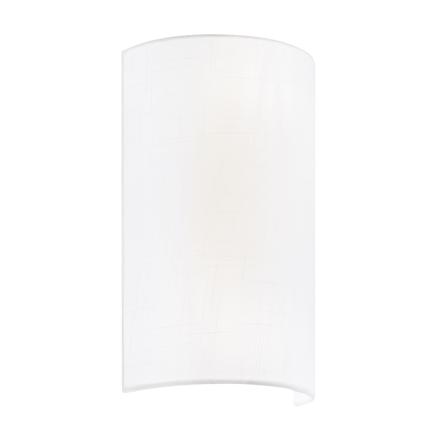 Shown in White Linen finish and White Linen shade